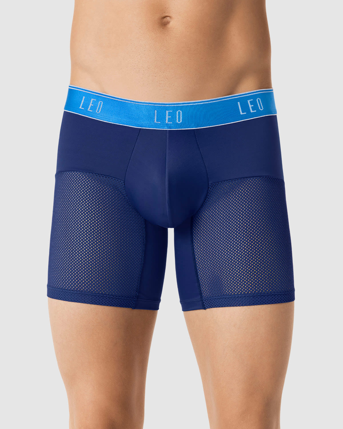 Breathable High-Tech Mesh Boxer Briefs with Ergonomic Support Pouch - Perfect for Gym, Running & Everyday Comfort