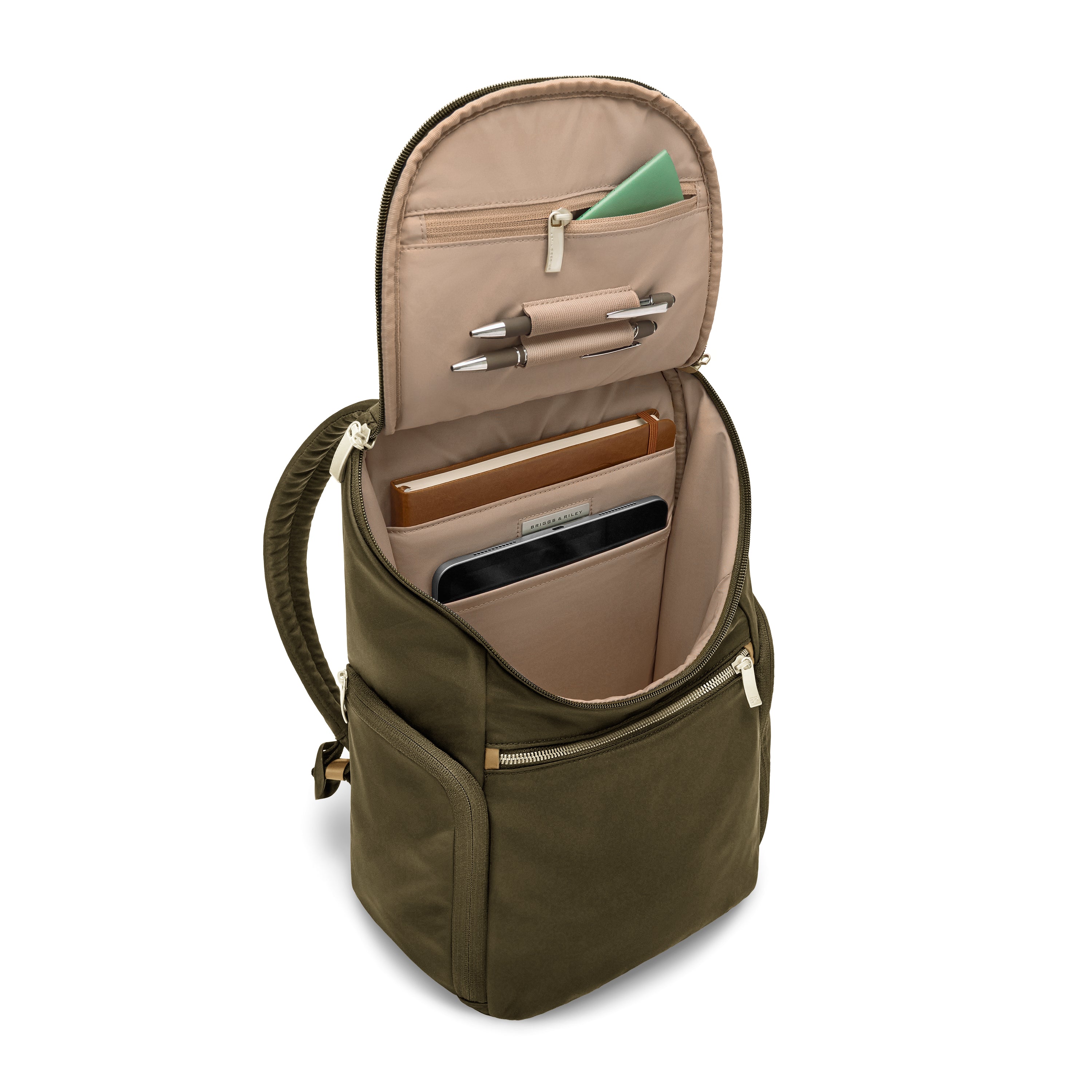 Briggs & Riley RHAPSODY U Zip Backpack - Durable Travel Backpack for Work & School - Perfect for Commuting, Business Trips & College Students