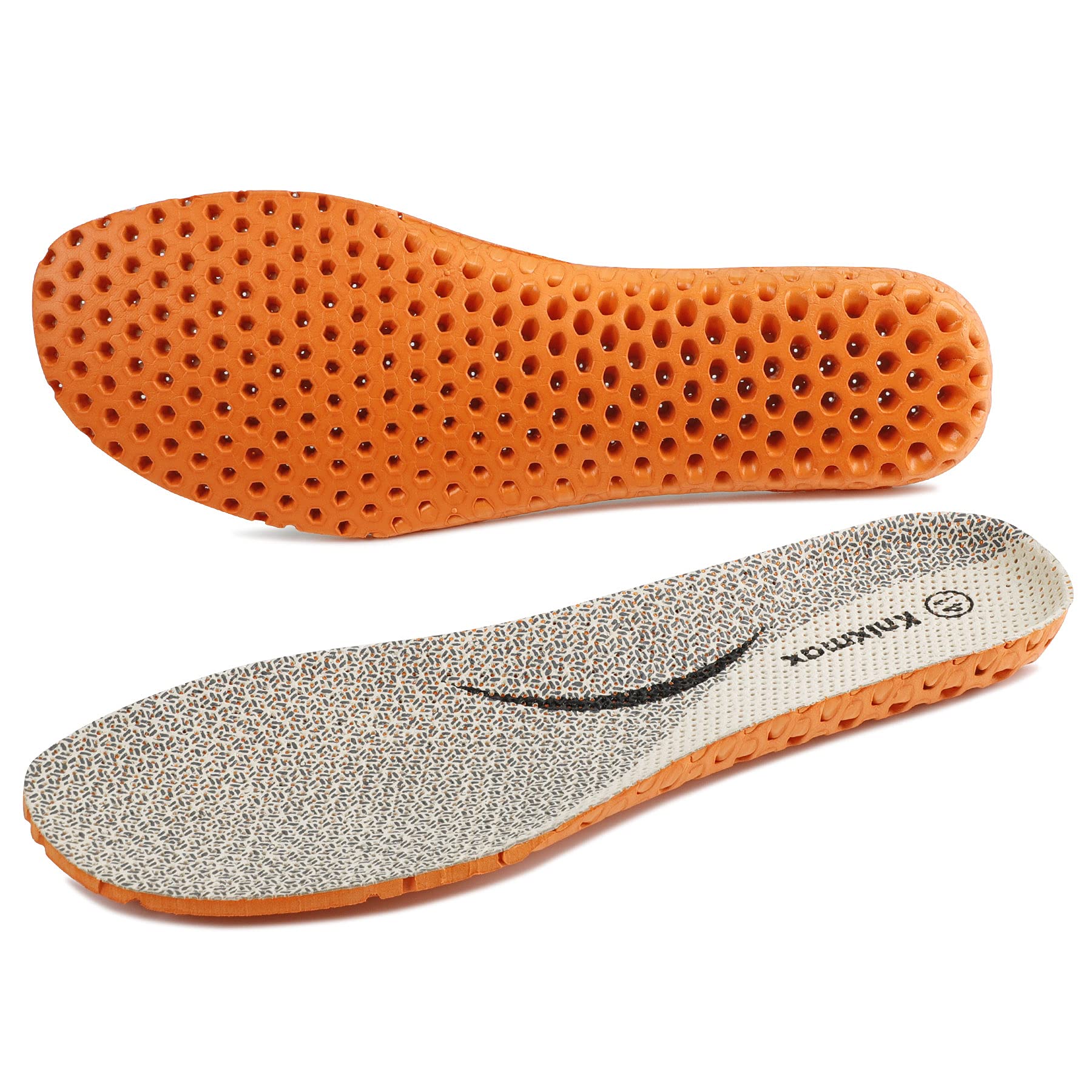 Knixmax Orthotic Shoe Insoles for Men & Women - Arch Support, Breathable Cushioning for Foot Pain Relief - Plantar Fasciitis Inserts - Beige EU 41 - Perfect for Running, Walking & Sports Activities