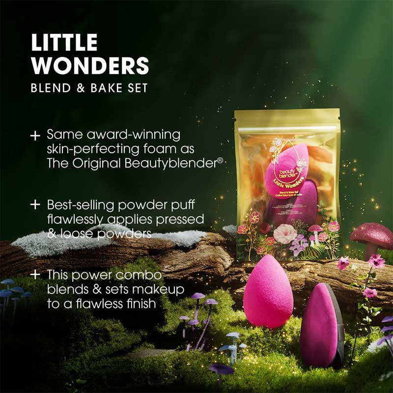 Beautyblender Little Wonders Gift Set - Limited Edition Makeup Sponge & Blender Kit for Flawless Foundation Application - Perfect for Travel, Gifting & Professional Makeup Artists