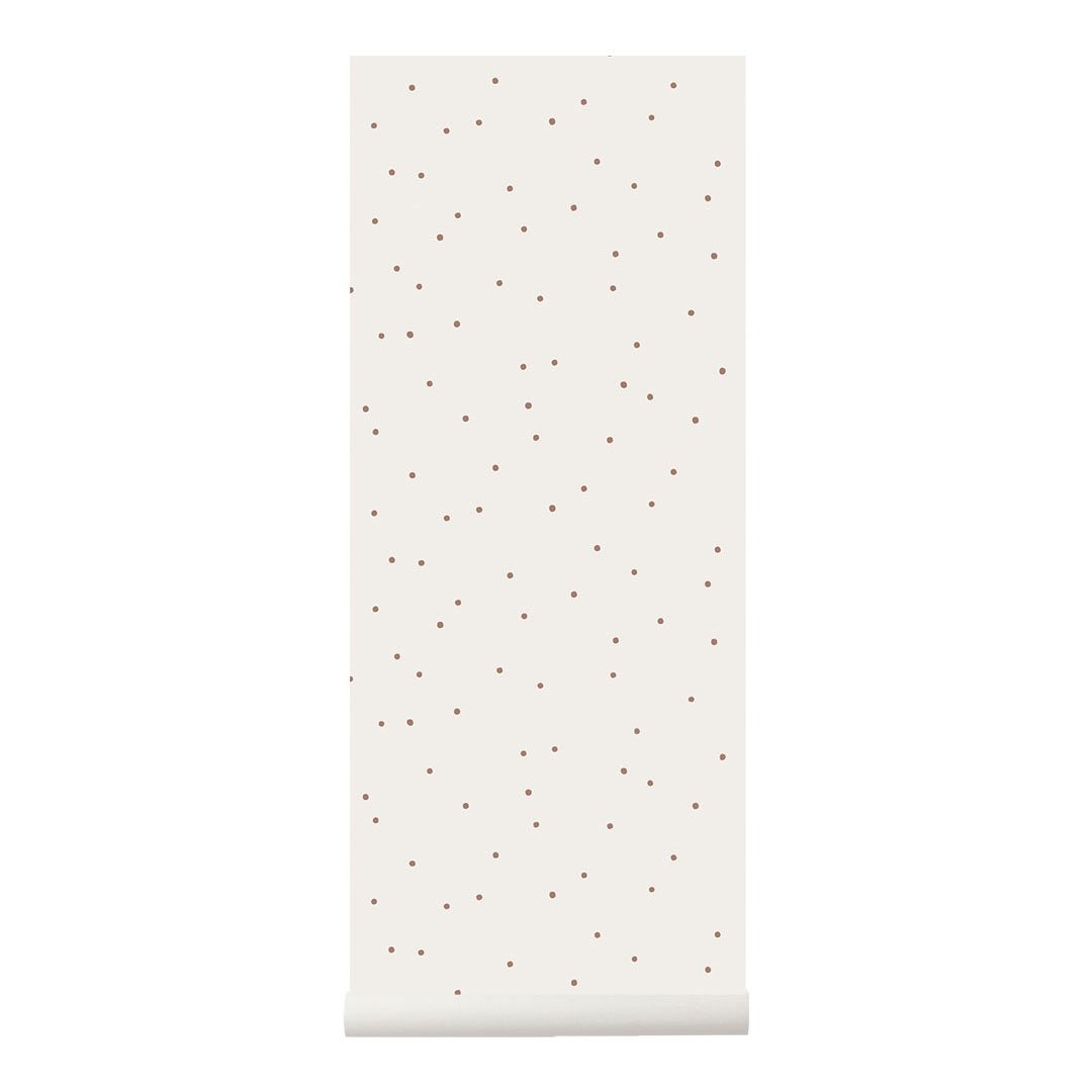 Ferm Living Dot Wallpaper - Modern Geometric Peel and Stick Wallpaper for Home Decor, Nursery, Bedroom & Office | Self-Adhesive Removable Wallpaper for Easy Installation