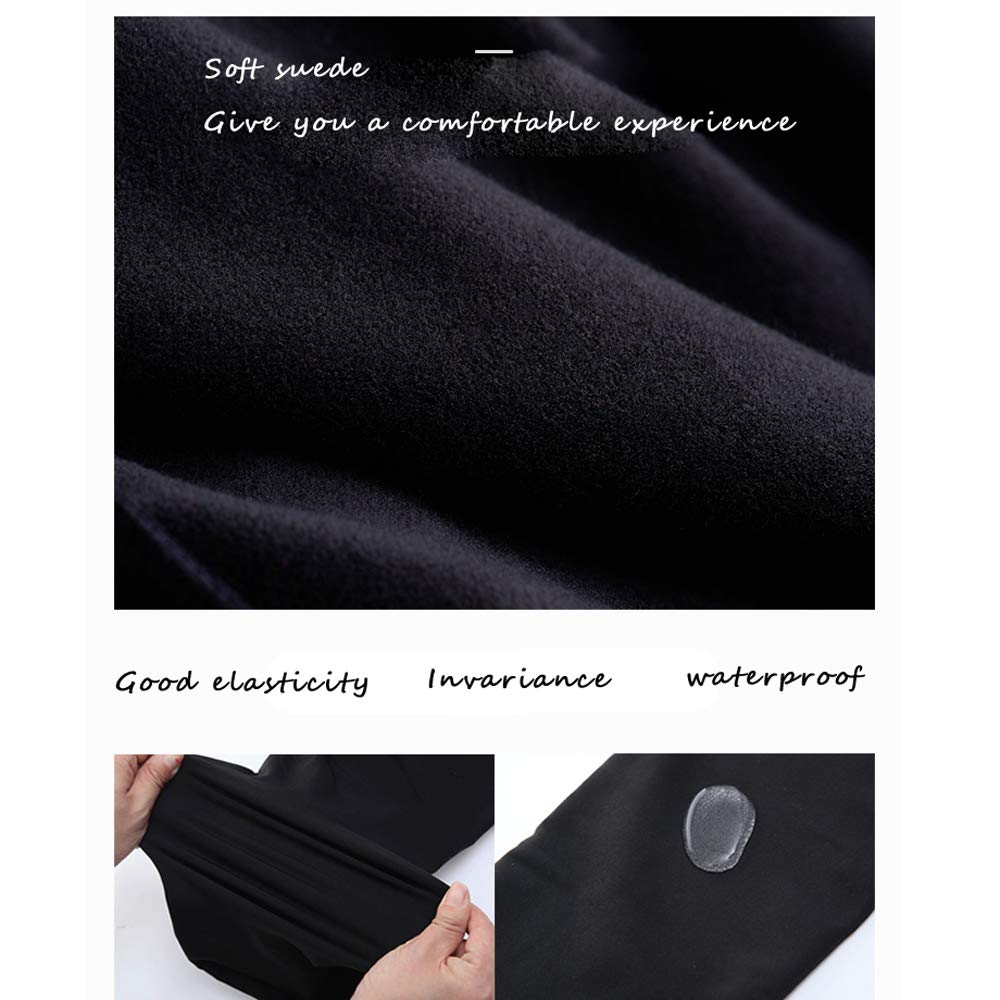 LIUHUO Women's Figure Skating Jacket & Fleece Pants Set - Winter Warm Black Skating Outfit for Girls & Women | Perfect for Ice Rink, Training & Outdoor Winter Sports