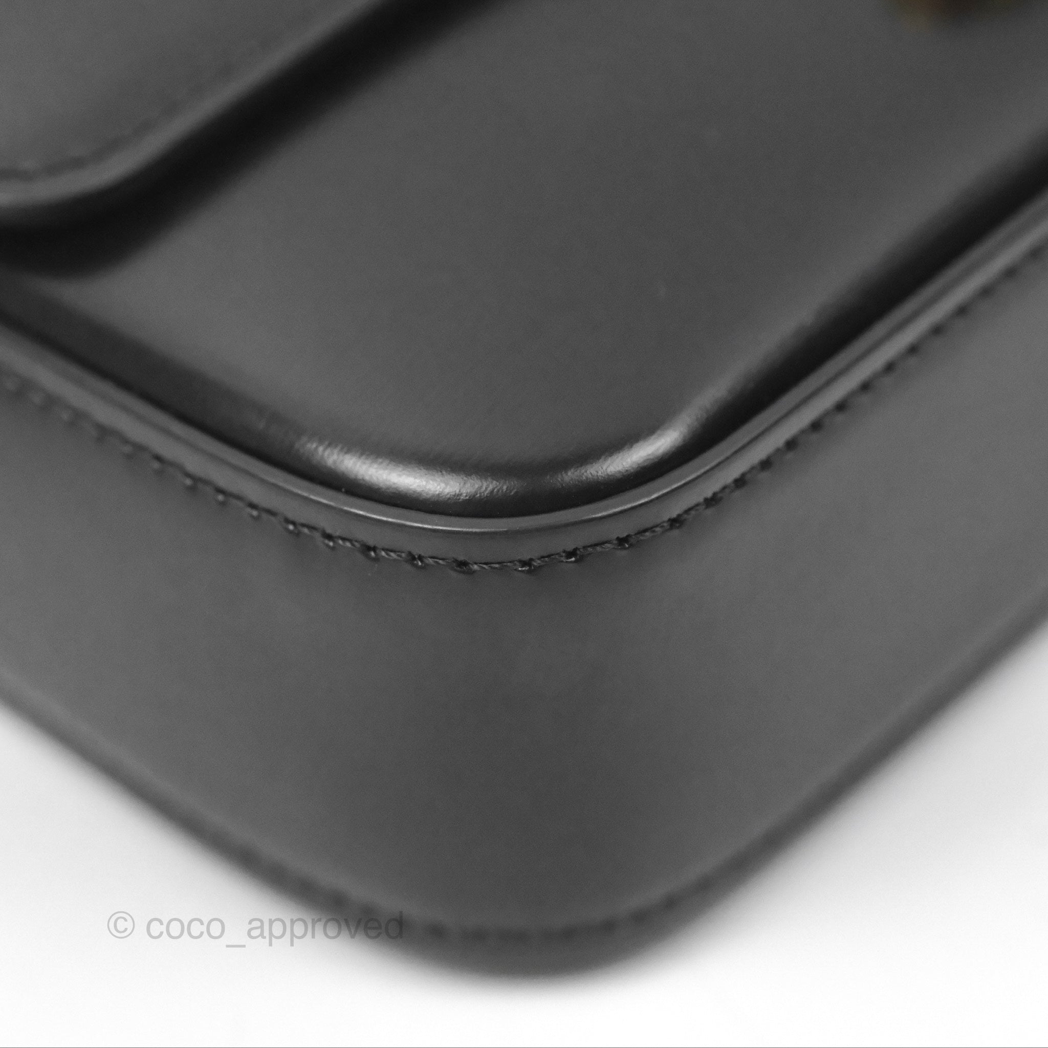 Celine Triomphe Shoulder Bag in Black Calfskin Leather - Luxury Designer Handbag for Women, Perfect for Work, Travel & Evening Events