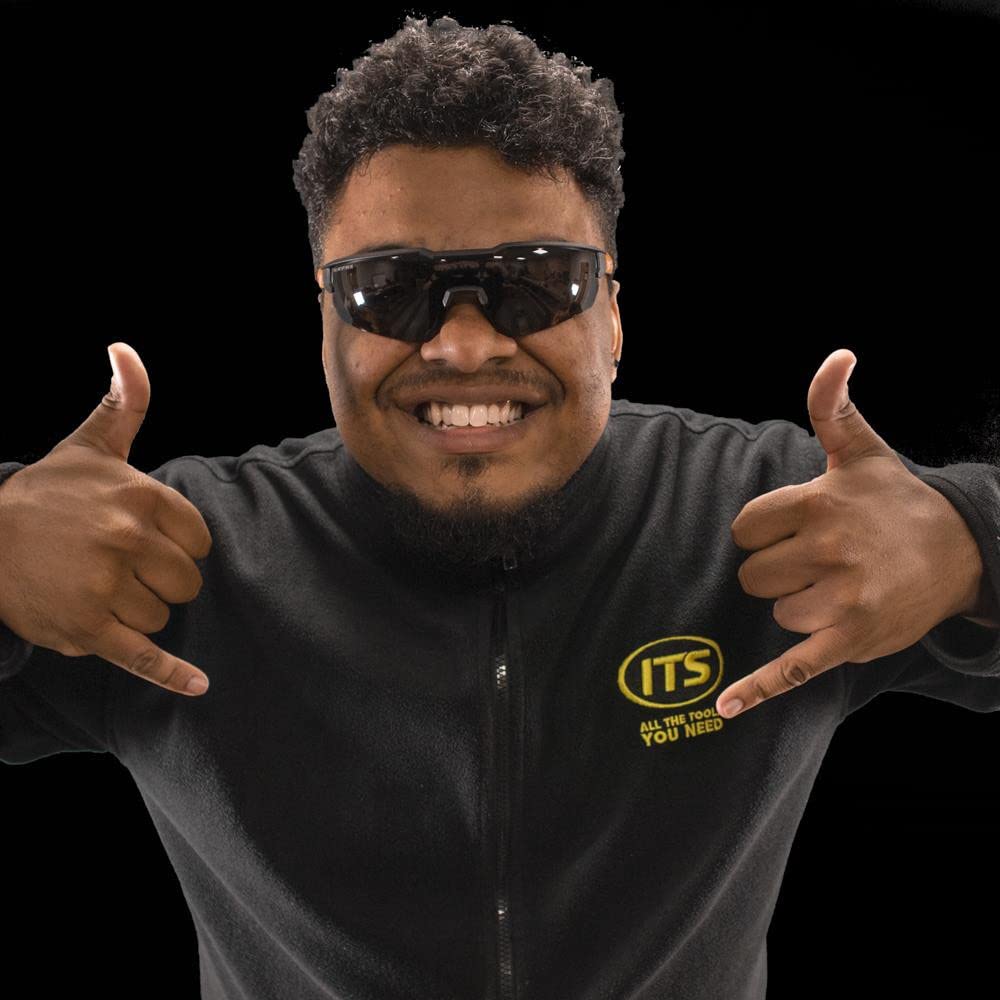 Milwaukee Tinted Safety Glasses - Scratch Resistant, Anti-Fog, Black, One Size (4932478764) - Perfect for Construction, Woodworking & Outdoor Activities