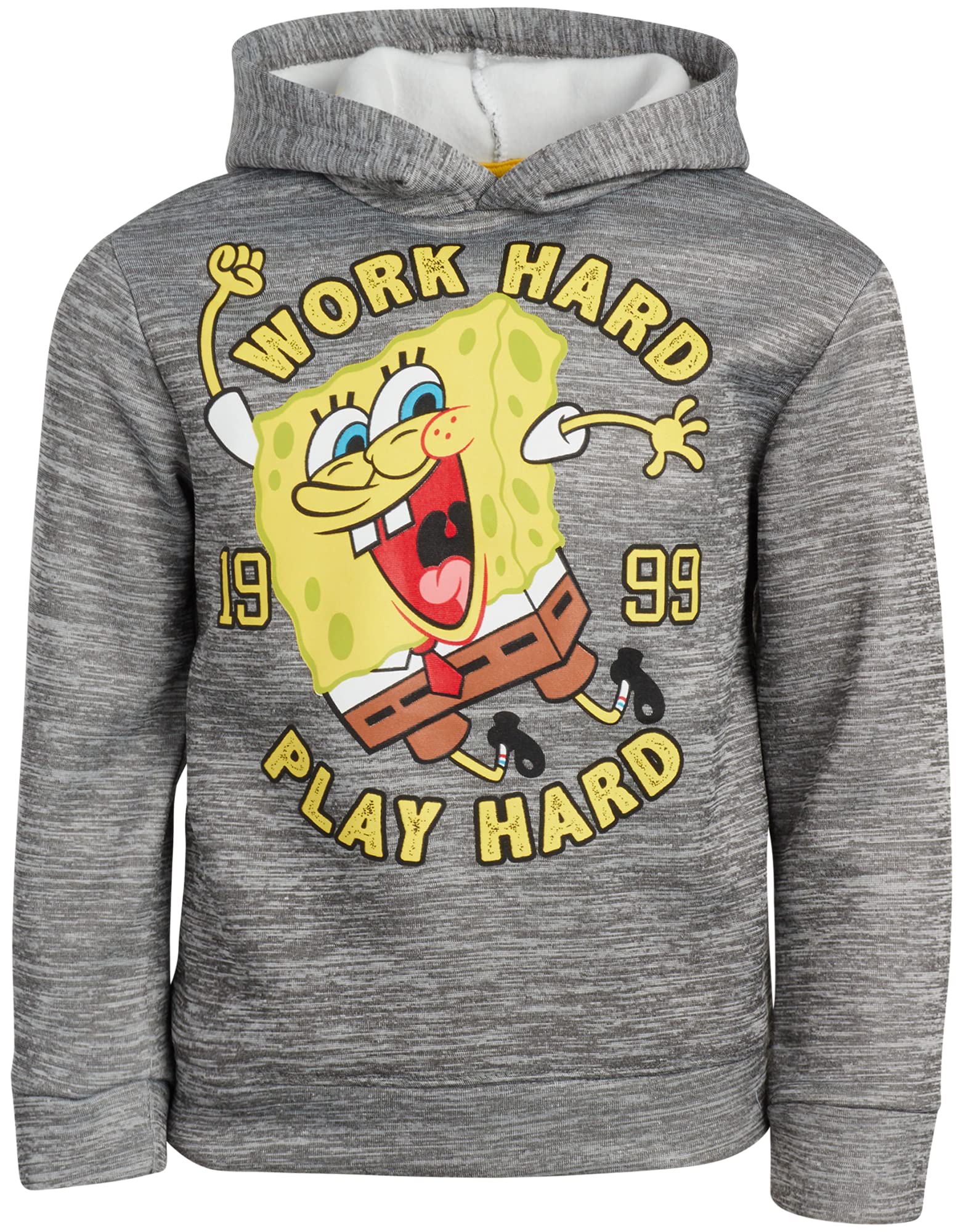 Nickelodeon Boys' Hooded Sweatshirt - Baby Shark, SpongeBob, Thomas & Friends Designs (Sizes 2T-7) | Soft Fleece Pullover for Playdates, School & Everyday Wear