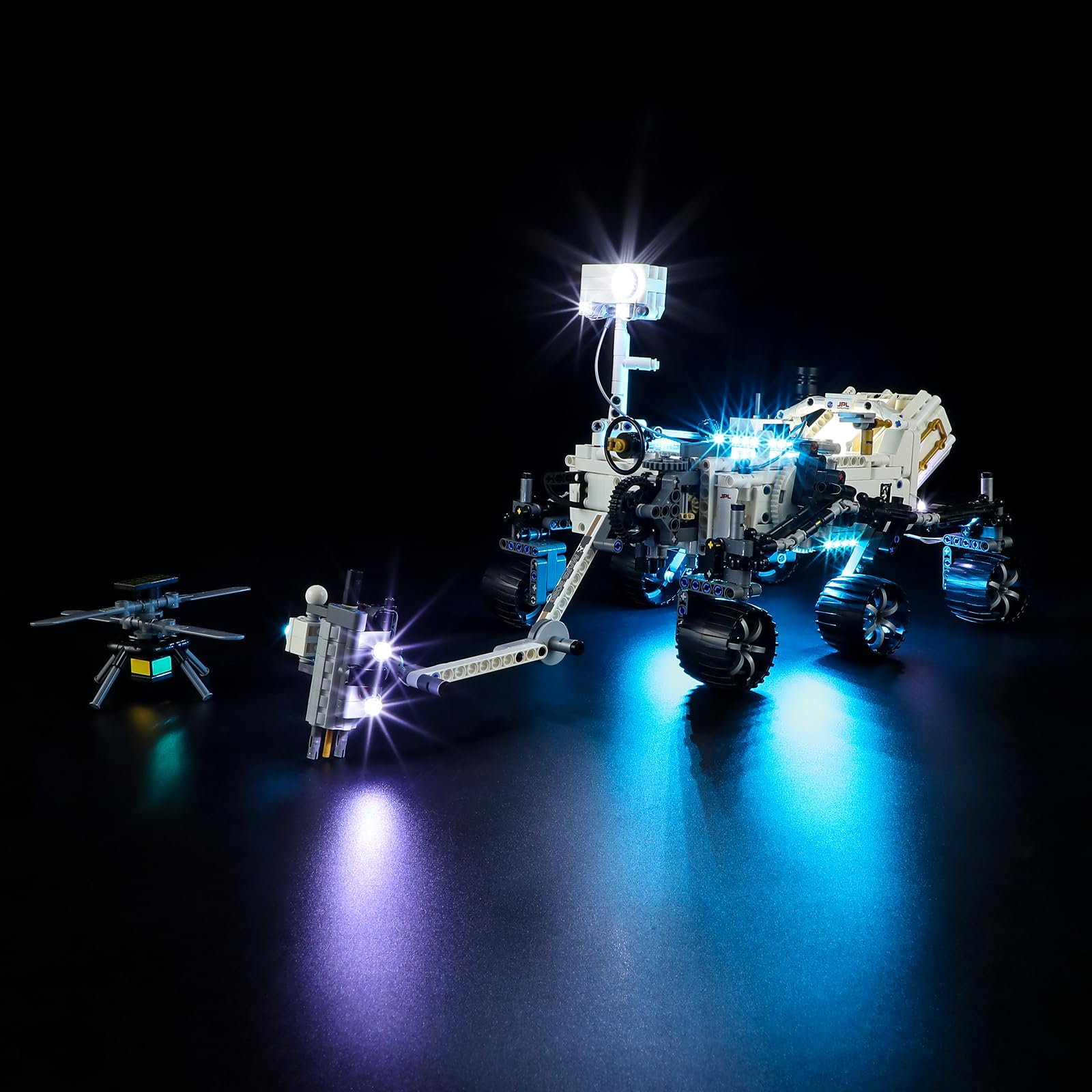 LIGHTAILING LED Lighting Kit for Lego 42158 NASA Mars Rover Perseverance Building Blocks Model - Compatible LED Light Set for Lego (Model Not Included) - Perfect for Space-Themed Displays & Collector Showcases