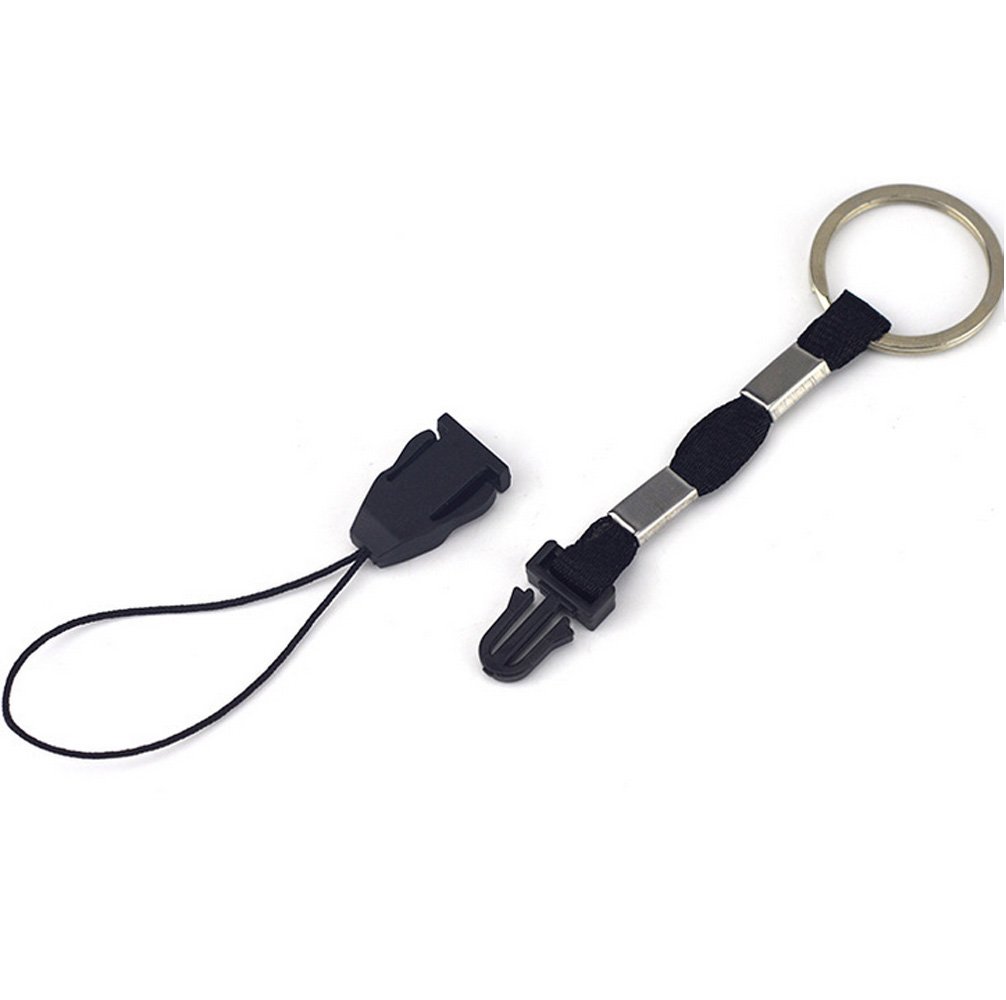 10 Pcs Nylon Finger Lanyards with Ring for USB Keys & Phones - Office & Travel Use