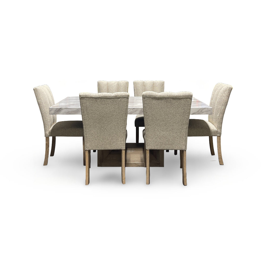 Margo 5-Piece Dining Set - Modern Kitchen & Dining Room Table Chairs for Family Meals & Entertaining