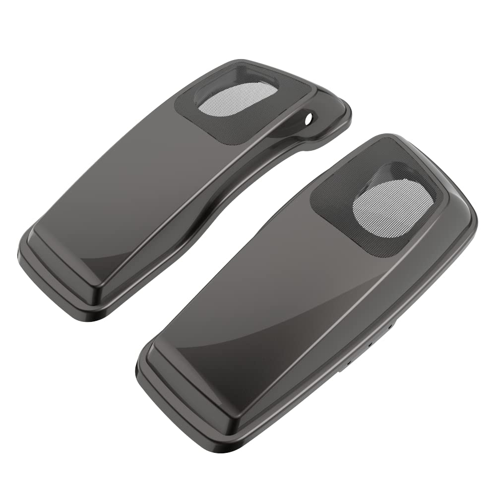 Premium Color-Matched 6x9 Saddlebag Speaker Lids for 2014+ Harley Davidson Touring Bikes - Perfect for Road Trips & Custom Audio Upgrades
