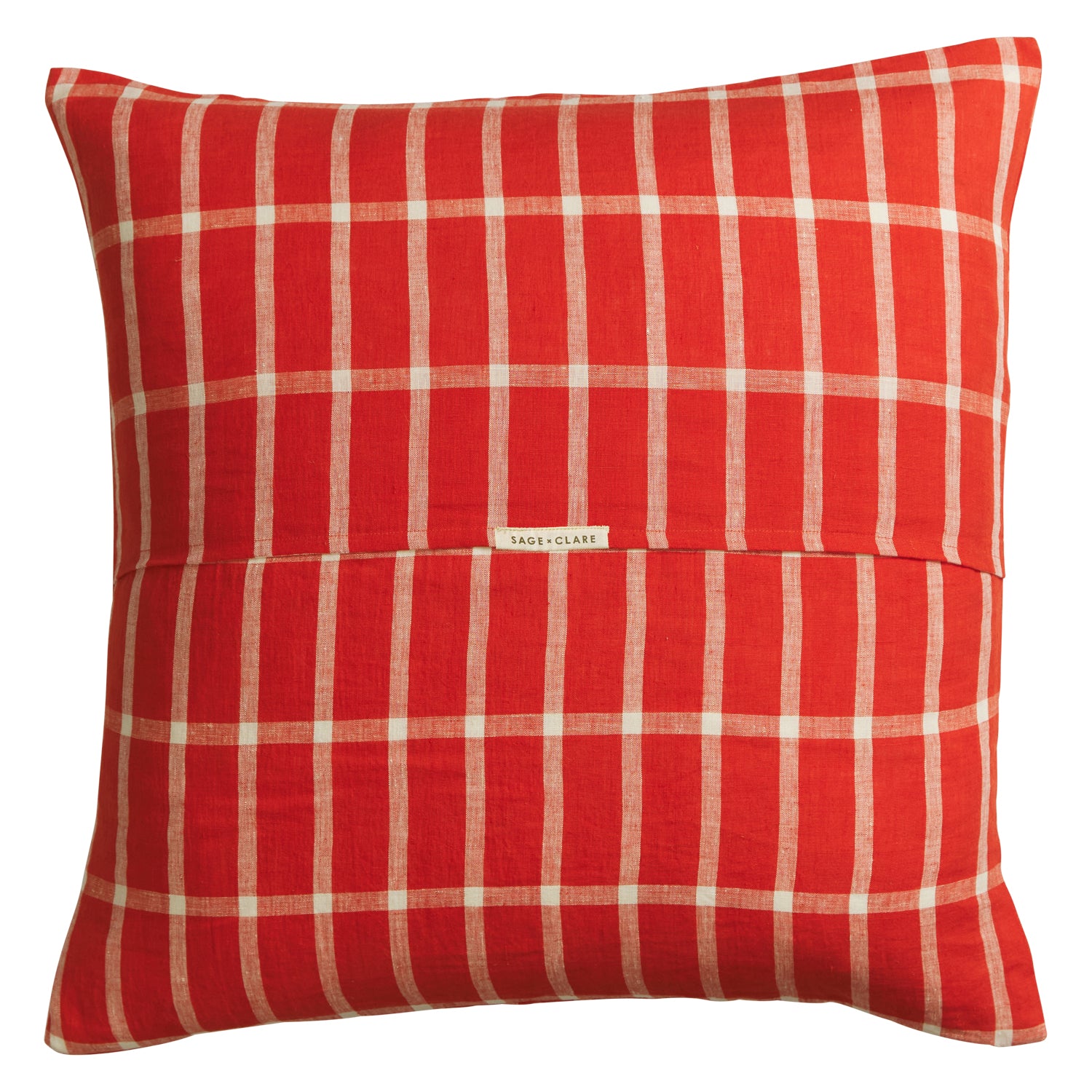 Premium Remi Linen Euro Pillowcase Set - Scarlet Red - 100% Natural Linen Bedding - Soft & Breathable for All Seasons - Perfect for Master Bedroom, Guest Room & Luxury Hotels