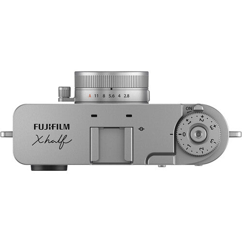 FUJIFILM X Half Digital Camera - Silver | Compact & Lightweight Mirrorless Camera for Travel, Street Photography & Vlogging