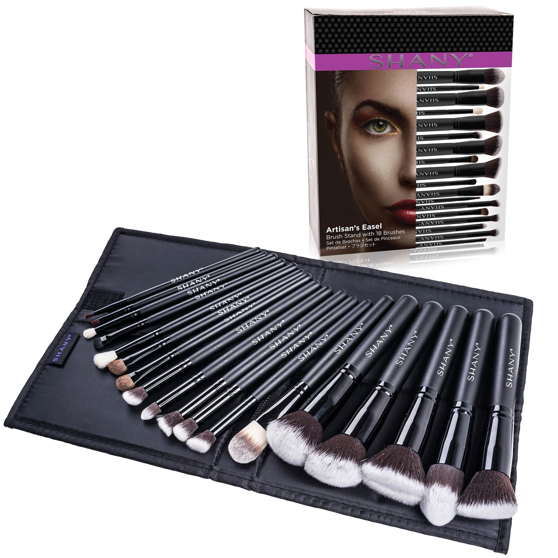 SHANY Artisan’s Easel Brush Set - Professional Paint Brushes for Acrylic, Oil & Watercolor - Perfect for Artists, Beginners & DIY Painting Projects