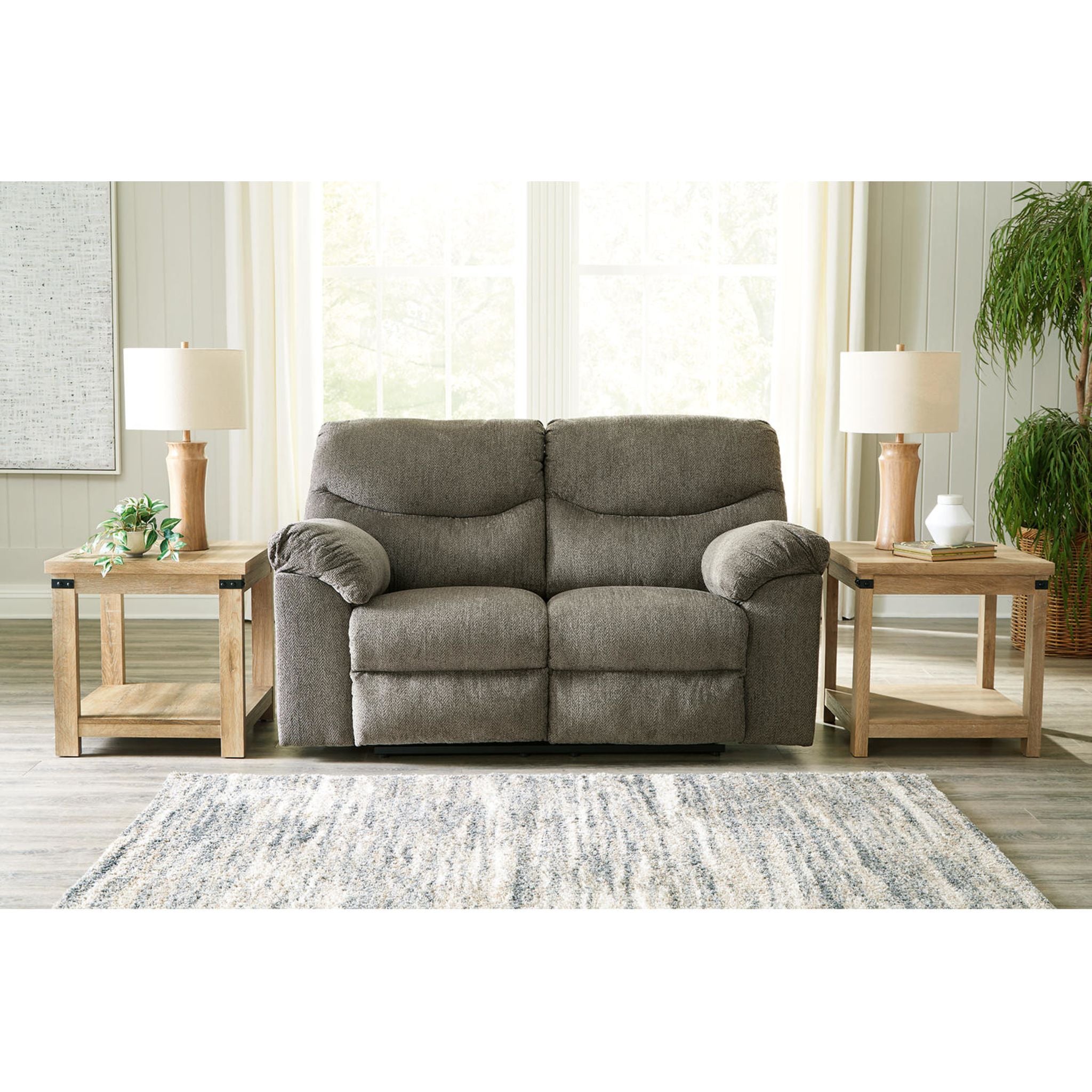 Alphons Reclining Loveseat - Modern Comfortable 2-Seater Sofa with Adjustable Backrest | Perfect for Living Room, Home Theater & Small Spaces
