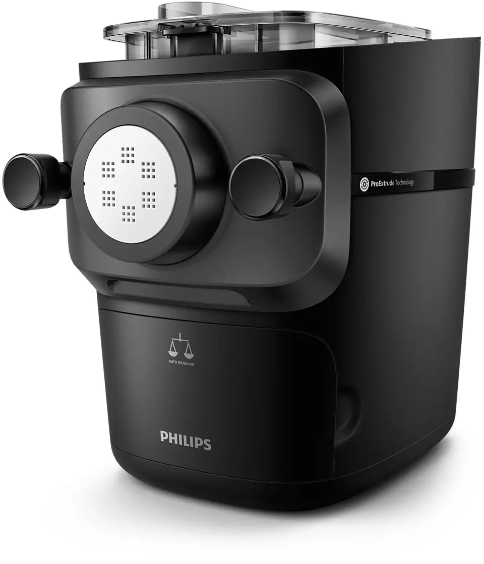 PHILIPS 7000 Series Pasta Maker Machine (HR2665/96) - Automatic Fresh Pasta & Noodle Maker for Home Kitchen | Perfect for Italian Dishes, Family Dinners & Healthy Cooking