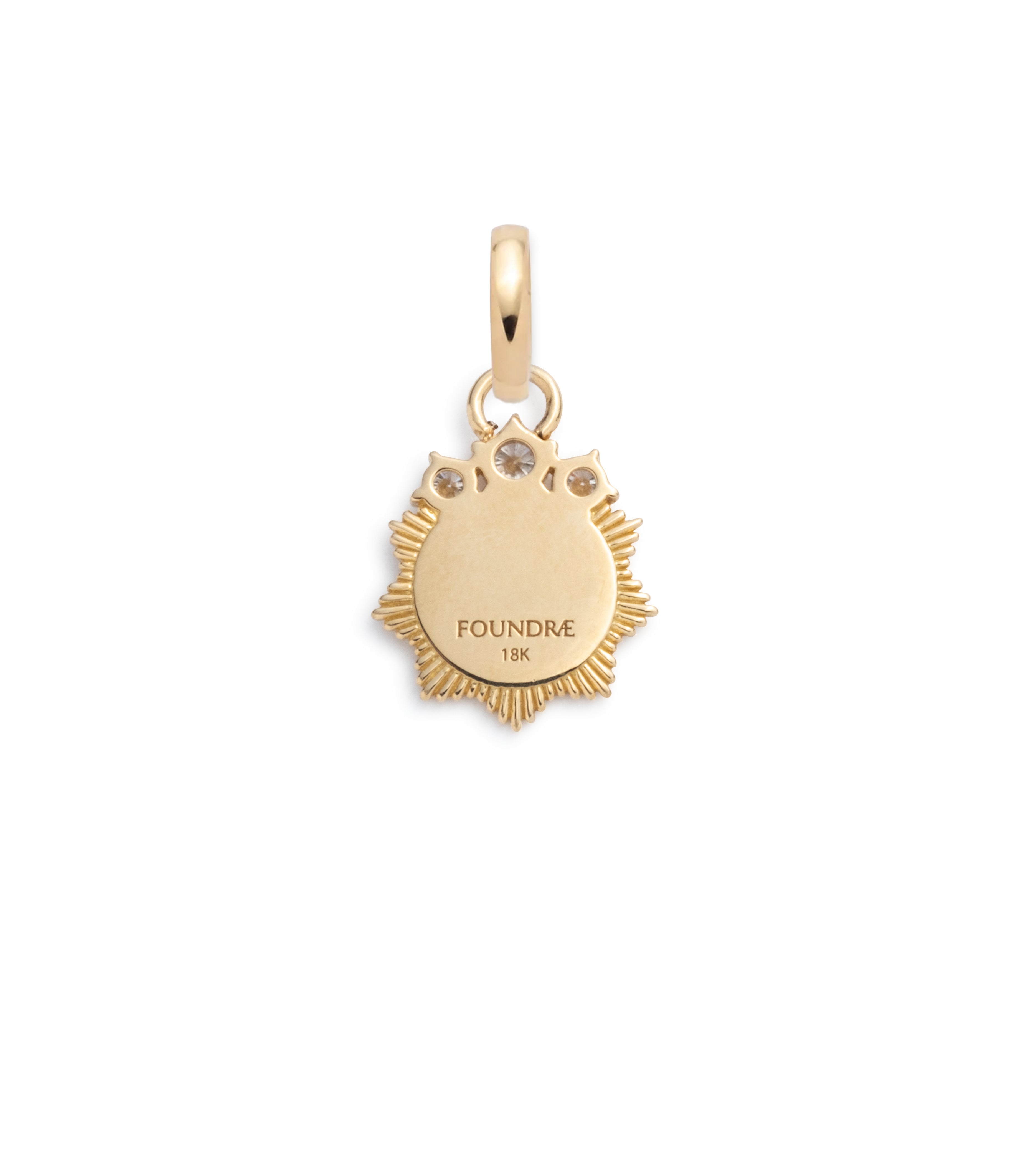 Personalized Diamond Engravable Miniature Medallion with Annex Link - Perfect for Necklaces, Bracelets & Keepsake Jewelry Gifts