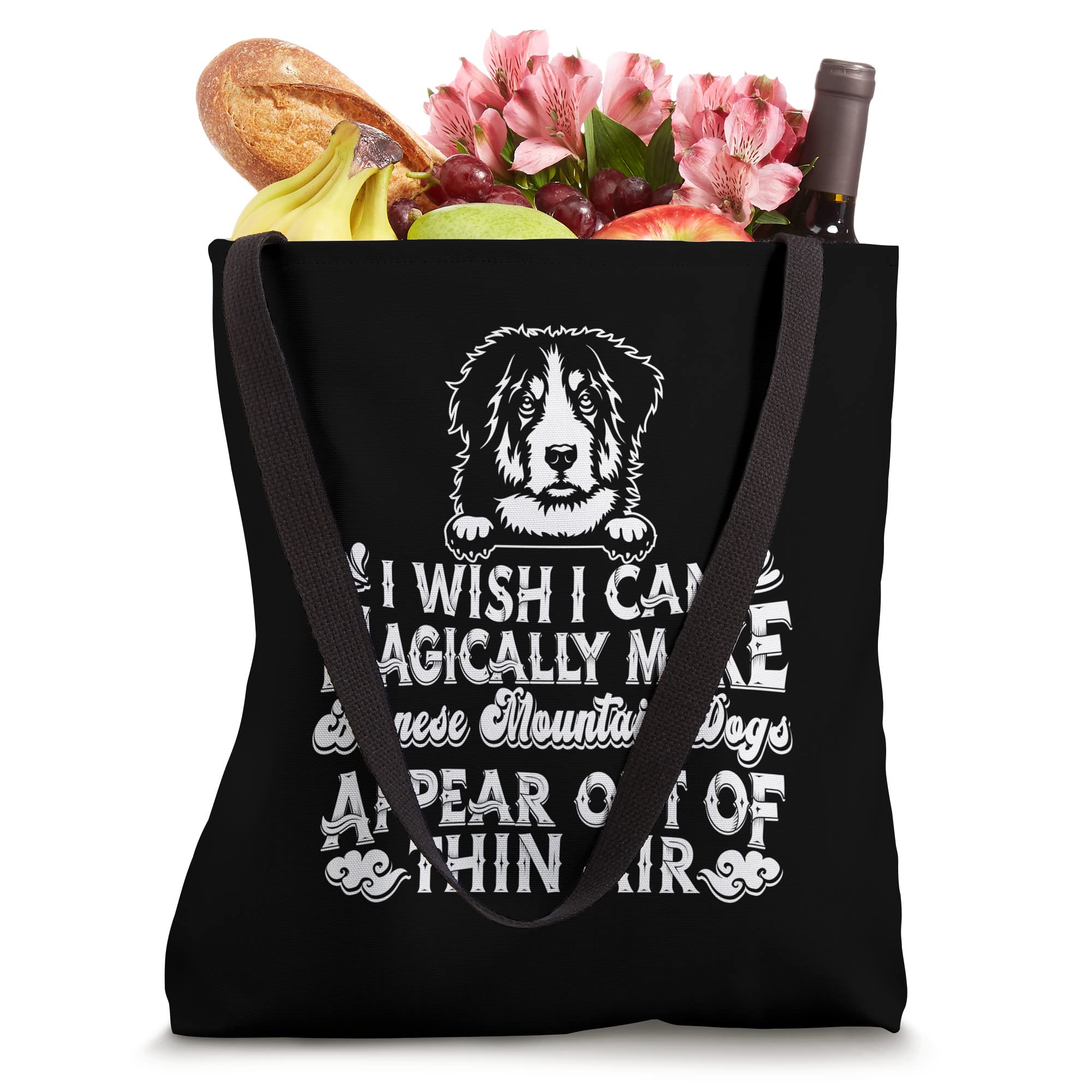 Bernese Mountain Dog Tote Bag for Dog Lovers - Durable Canvas Pet Owner Gift - Perfect for Grocery Shopping, Beach Trips & Dog Park Outings