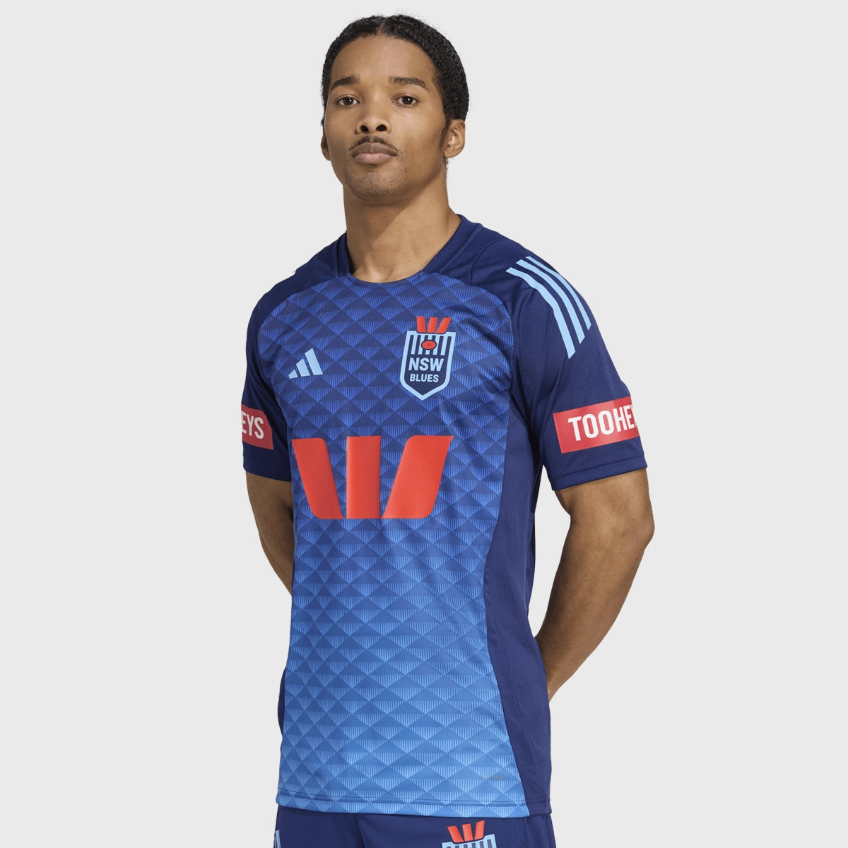 Adidas NSW Rugby League Performance T-Shirt - Breathable & Moisture-Wicking for Training & Sports | Men's Athletic Tee for Rugby, Gym & Casual Wear