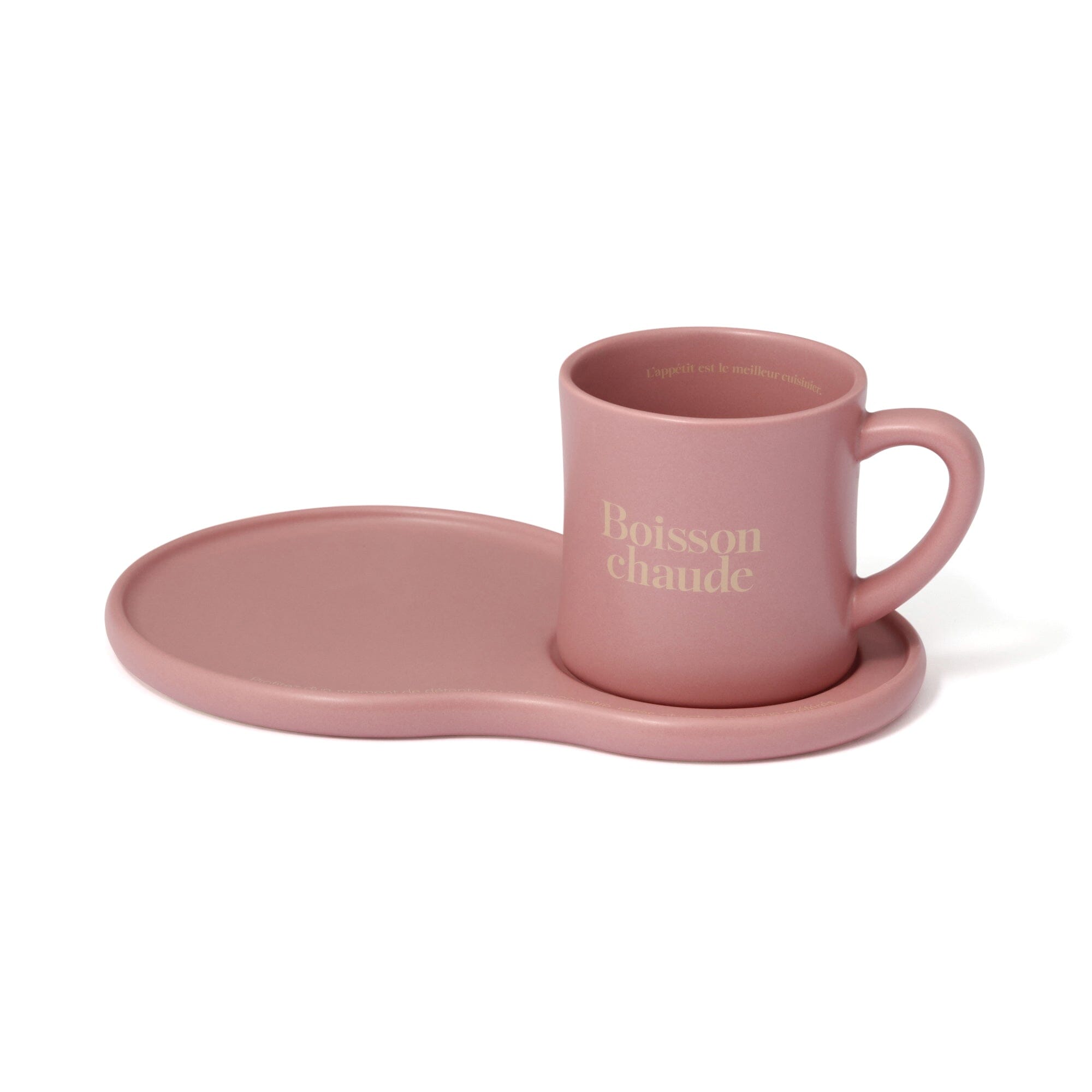 Pink Coffee Set - Elegant Cafe Style Tea & Espresso Cups with Saucers - Perfect for Home, Office, and Gift Giving