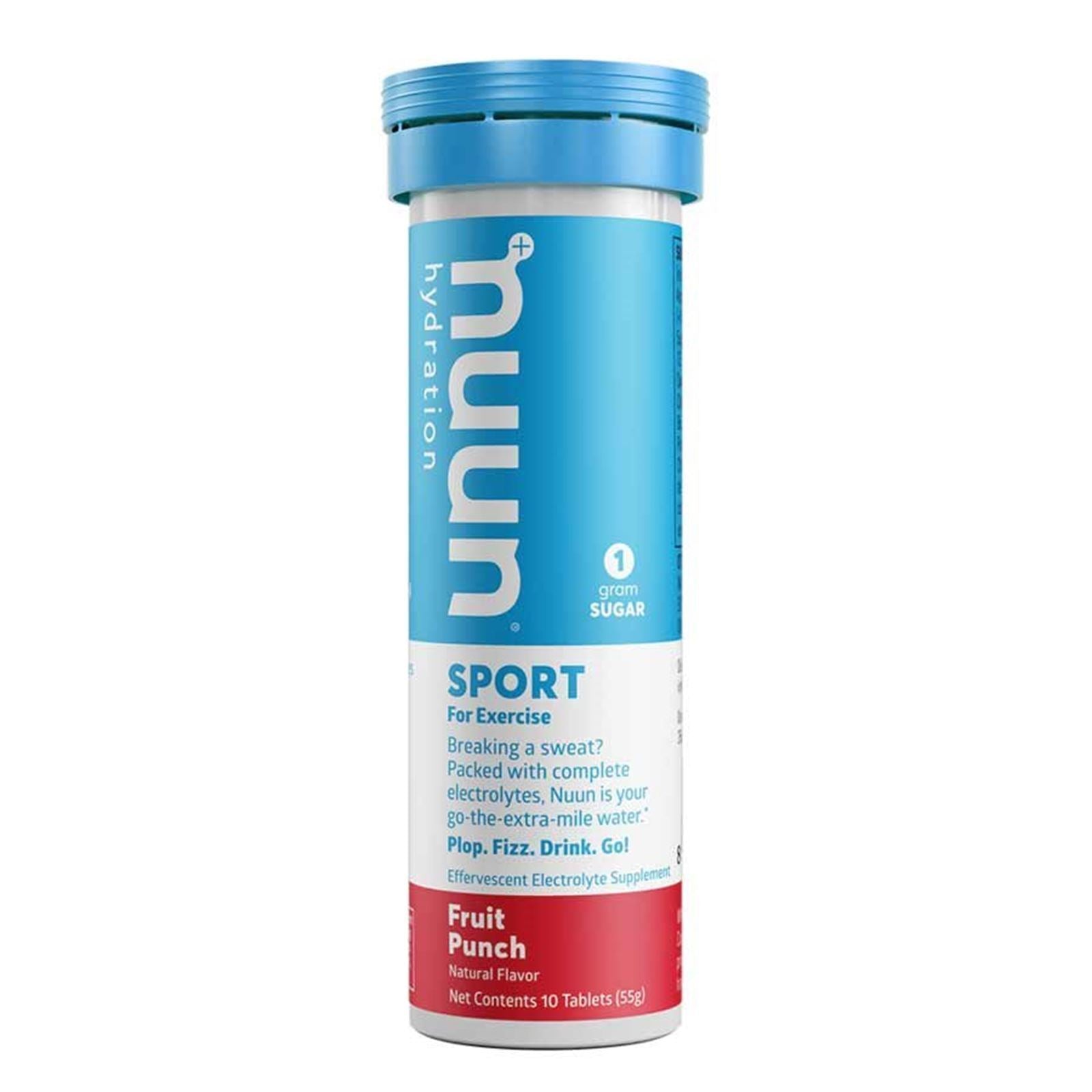 Nuun Active Hydration Electrolyte Tablets - Fruit Punch Flavor | Replenish Electrolytes for Workouts, Running & Outdoor Activities