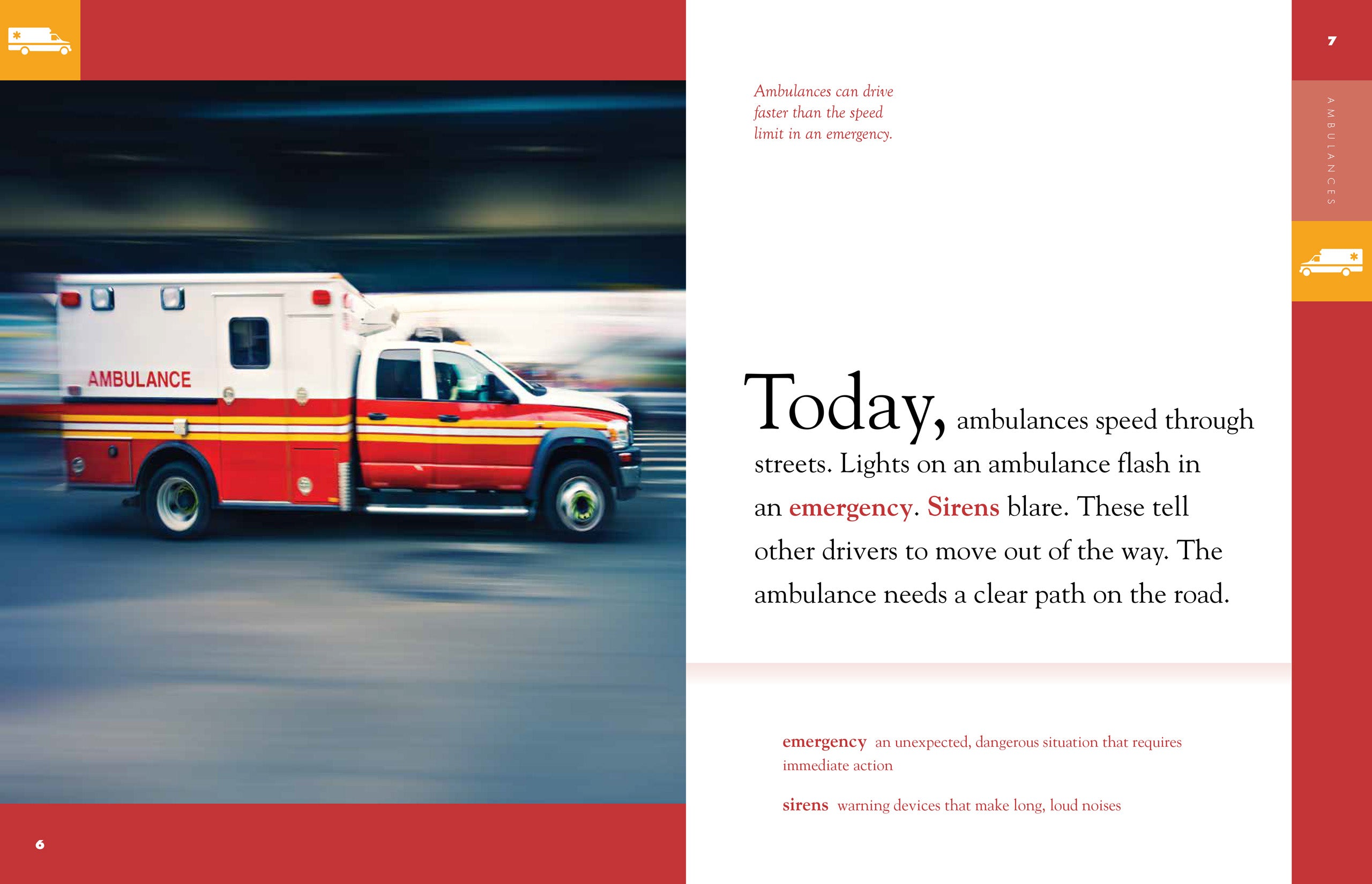 Ambulances Emergency Vehicles Book ISBN 9781640260412 - First Responders, EMT Training & Emergency Medical Services Reference