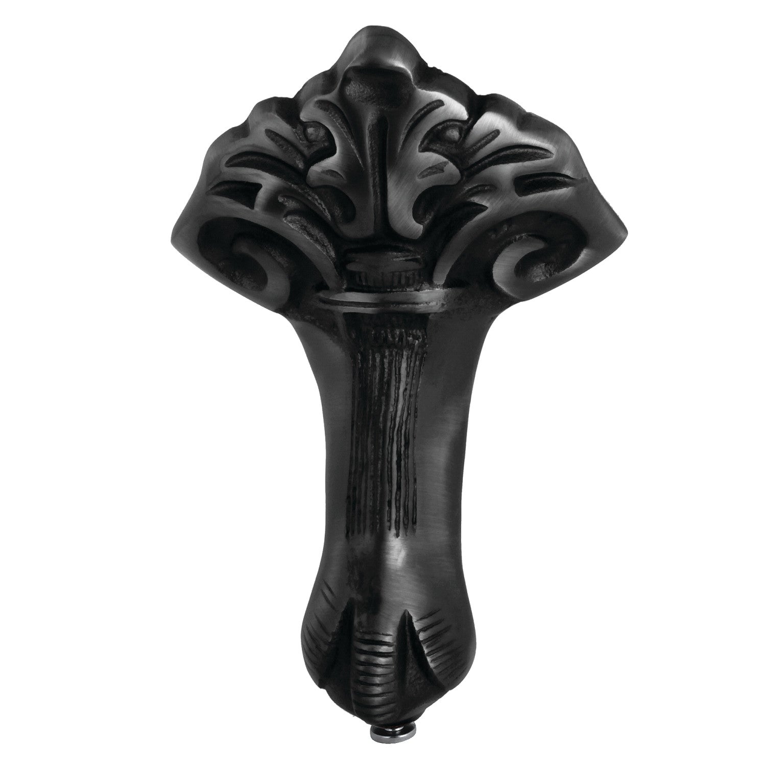 Aqua Eden NHVCTZB0 4-Piece Eagle Claw Cast Iron Bathtub Feet Set - Matte Black Finish for Vintage & Modern Bathroom Decor
