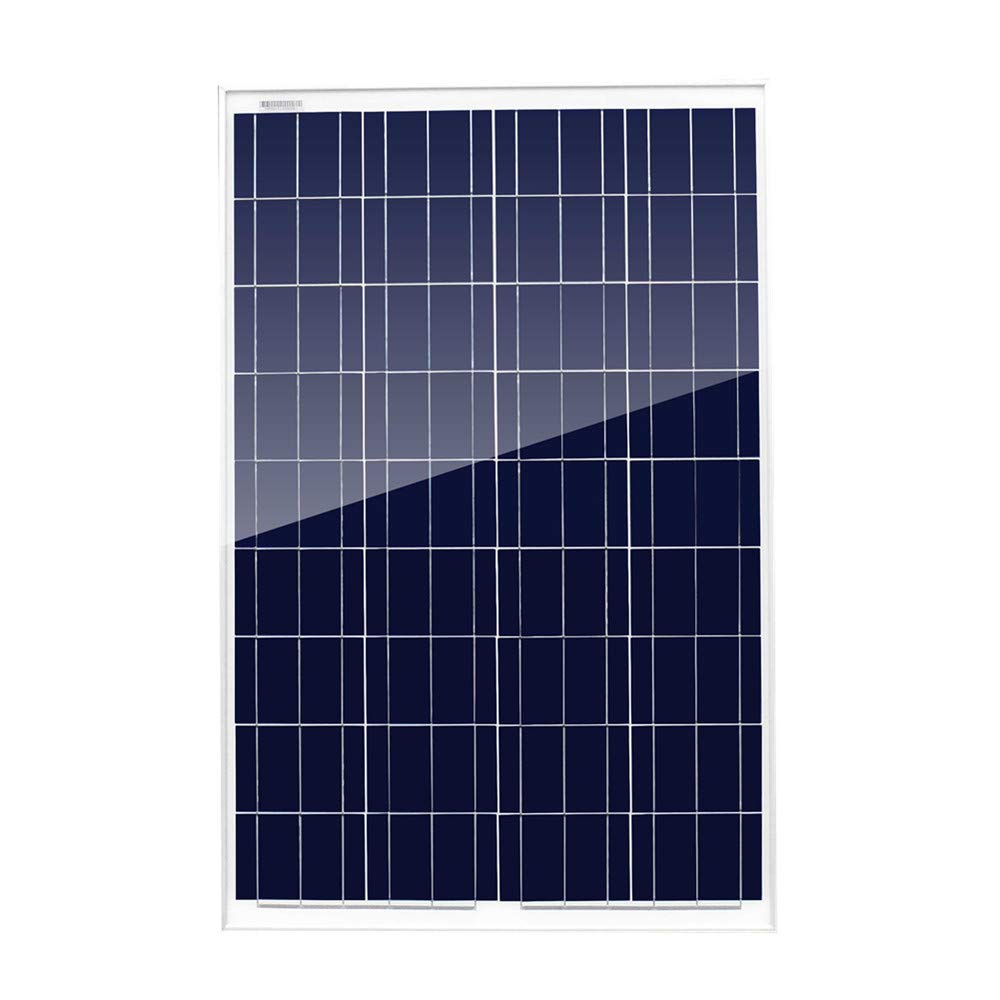 100W 12V Polycrystalline Solar Panel Kit with 10A PWM LCD Charge Controller - Perfect for RV, Marine, Boat & Off-Grid 12V Battery Charging Systems | Portable Solar Power Solution for Camping, Emergency Backup & Outdoor Adventures