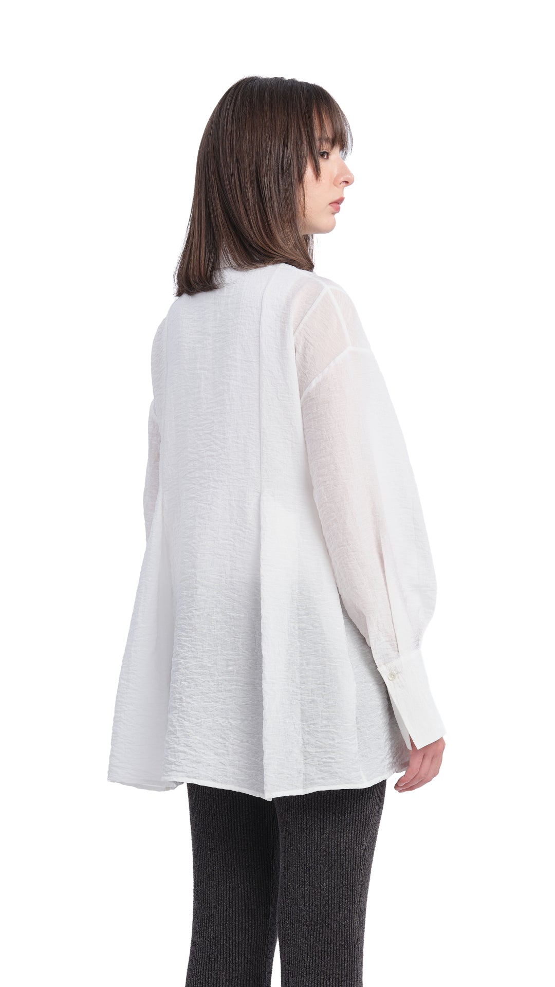 Elegant Pleated Flare Shirt for Women - Stylish Casual & Office Wear - Perfect for Work, Dates & Special Occasions