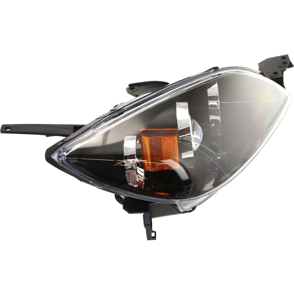 2004-2009 Mazda 3 Passenger Side Headlight Assembly - DOT Certified Replacement (Part# MA2519107, BN8F-51-0K0E) - Perfect for Night Driving & Foggy Conditions