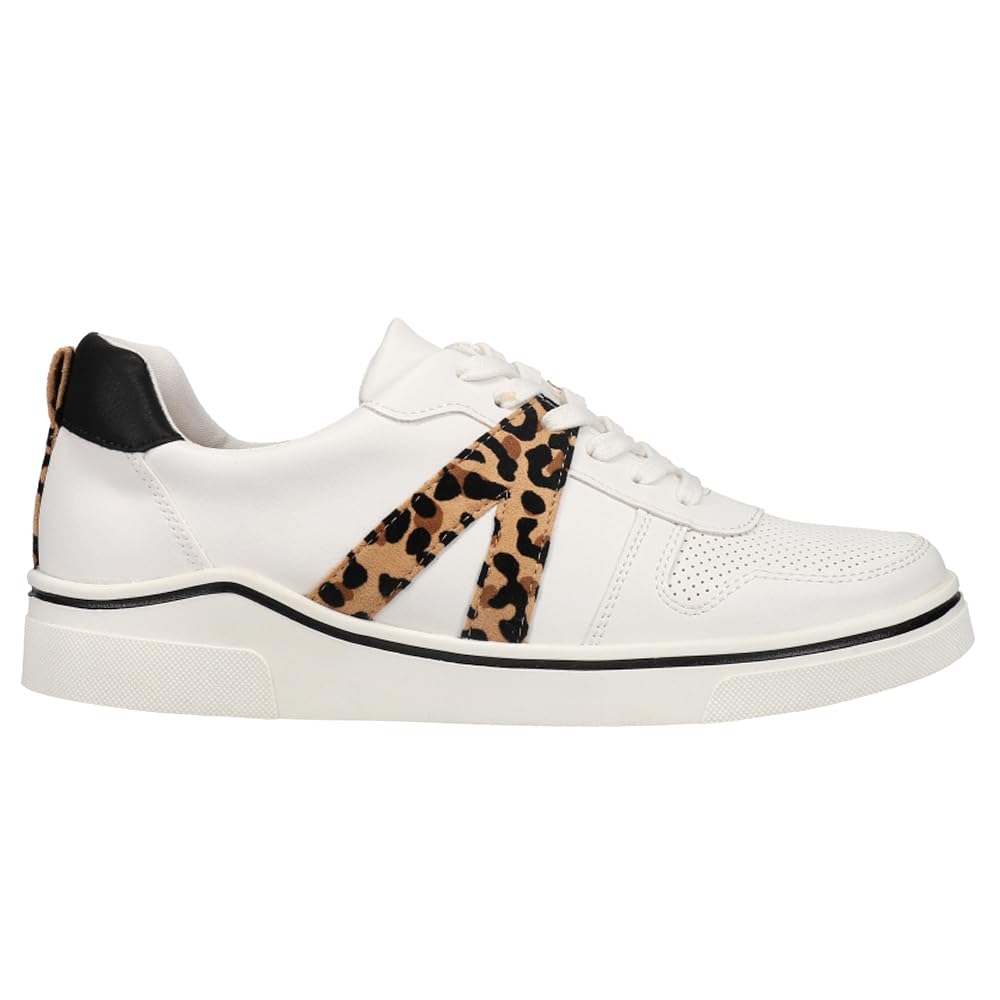 **MIA Alta Women's Vegan Leather Lace-Up Sneakers – Stylish Casual & Athletic Shoes for Walking, Running & Everyday Wear**