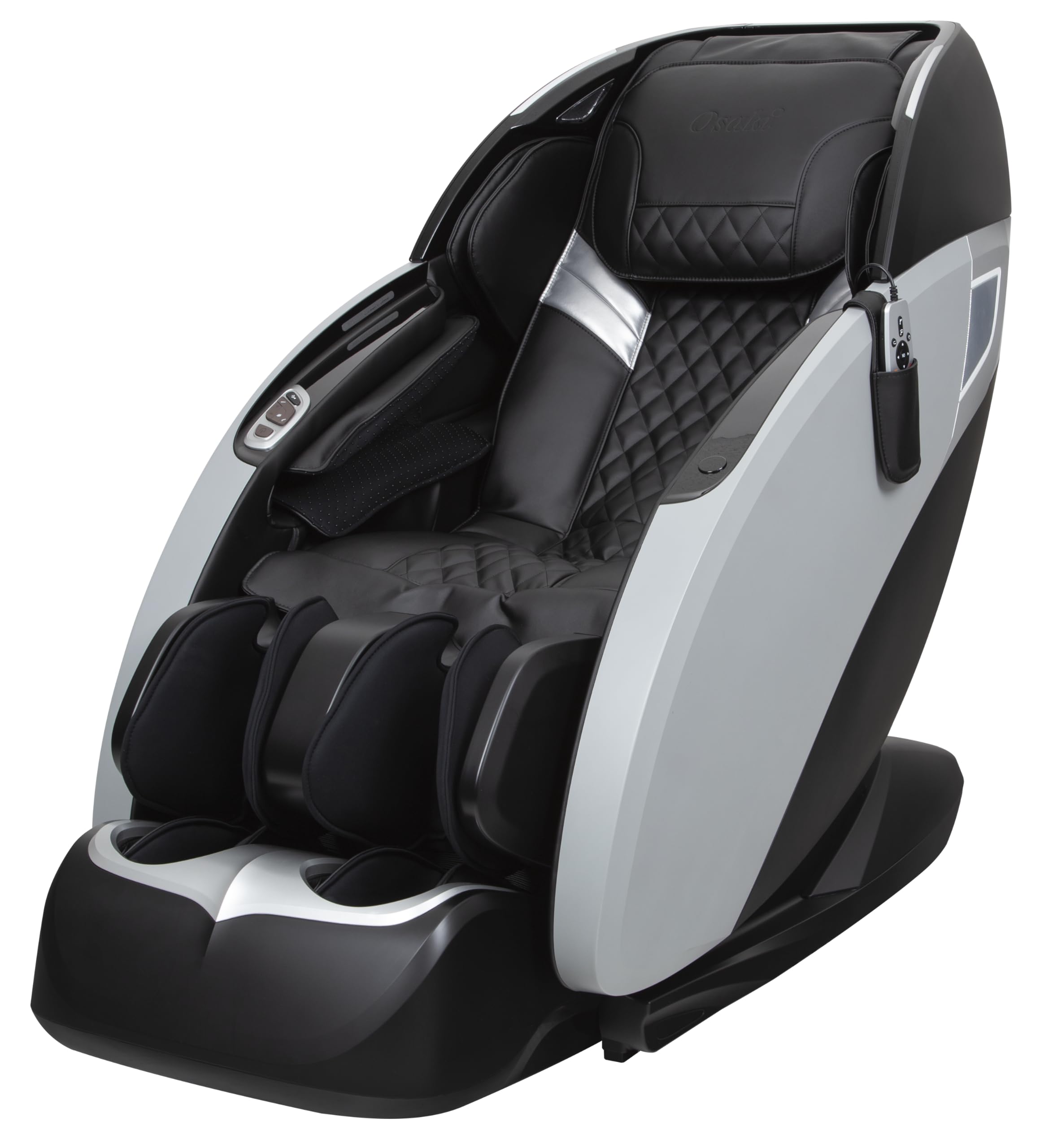 Osaki OS-Pro 3D Tecno Black Full Body Massage Chair with Zero Gravity, Lumbar Heating & Auto Body Scan - 3D SL-Track Technology for Whole Body Relief - Bluetooth Speaker for Relaxation - Perfect for Home, Office or Spa Use