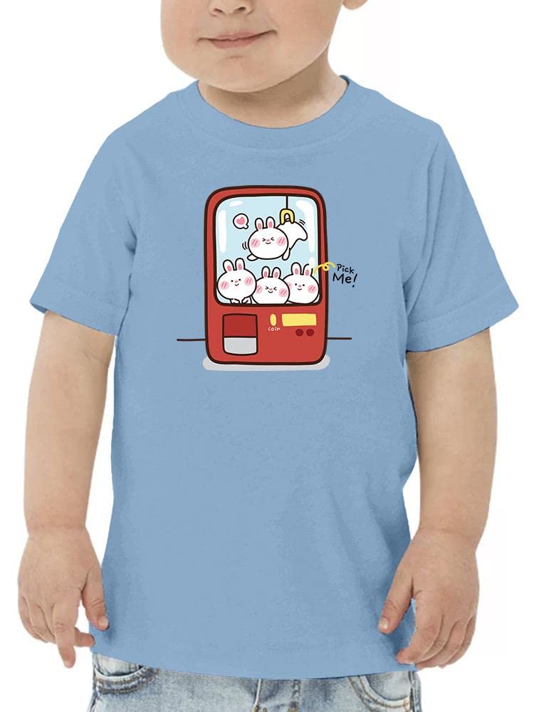 Adorable Bunny Crane Game Graphic T-Shirt for Toddlers - Soft & Comfortable Cotton Tee for Playtime, Casual Wear & Everyday Outfits