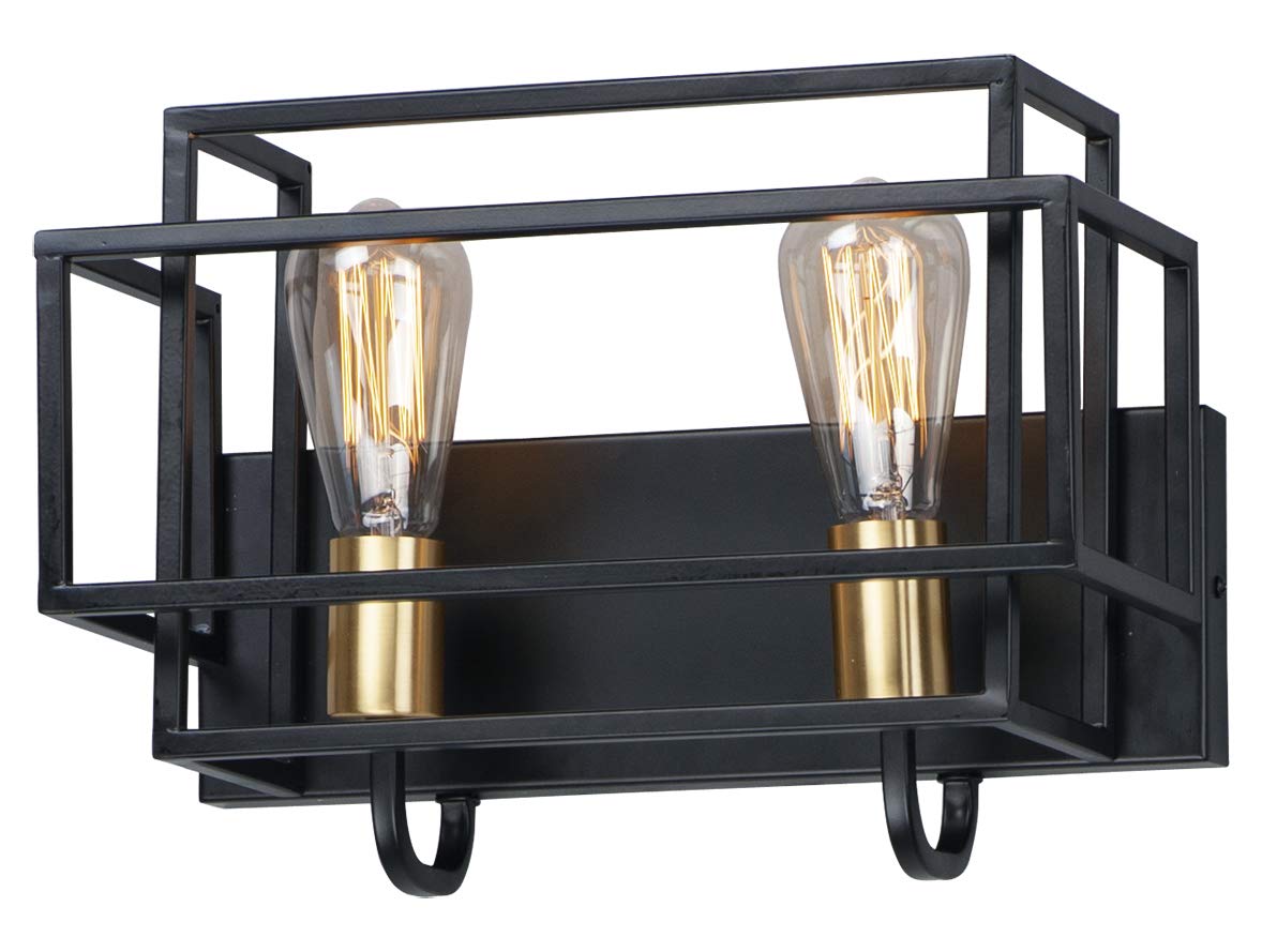 2-Light Bathroom Vanity Light Fixture - Modern LED Sconce for Bathroom Mirror Lighting, Perfect for Home Renovation & Spa-Style Decor