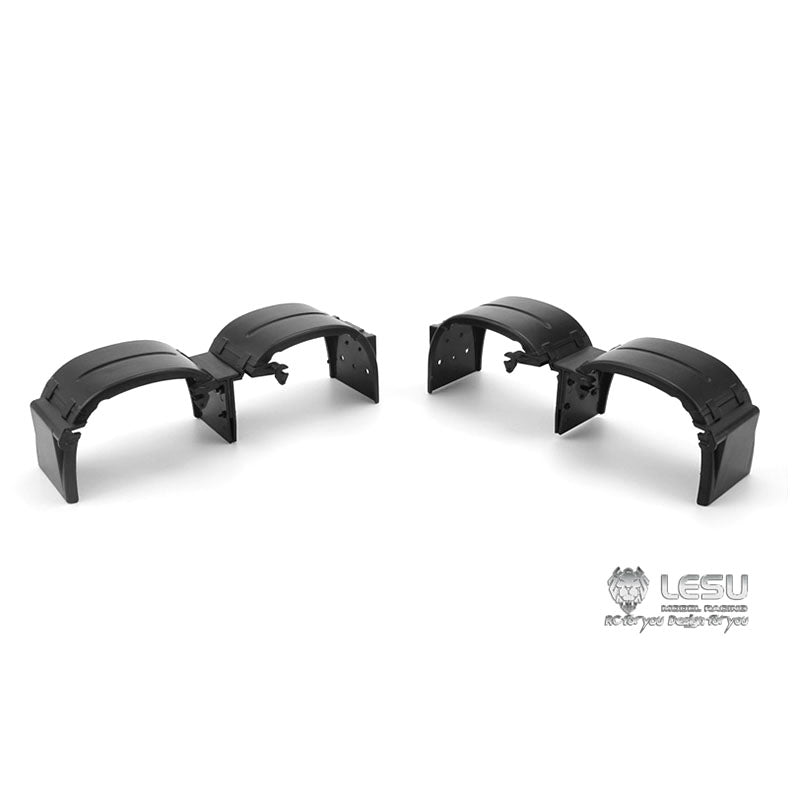 1/14 Scale Plastic Mudguard Fender Mudapron Splash Shield for LESU Tractor Truck - DIY Replacement Parts Compatible with TAMIYA 2 Axle & 3 Axle Tractor Car Models - Perfect for RC Car Enthusiasts and Model Builders