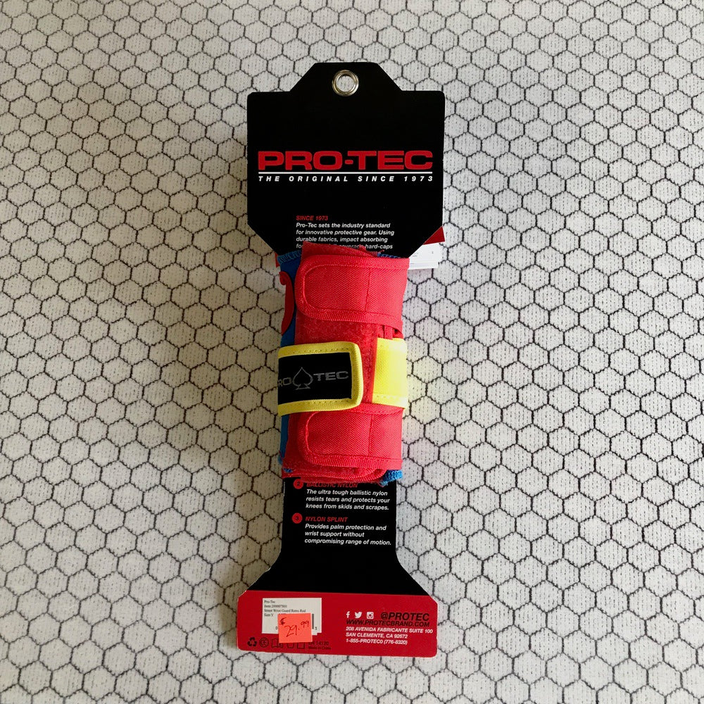 Protec Retro Street Wrist Guards for Youth - Protective Skateboarding Gear for Safety & Support - Perfect for Skateboarding, Rollerblading & Scooter Riding