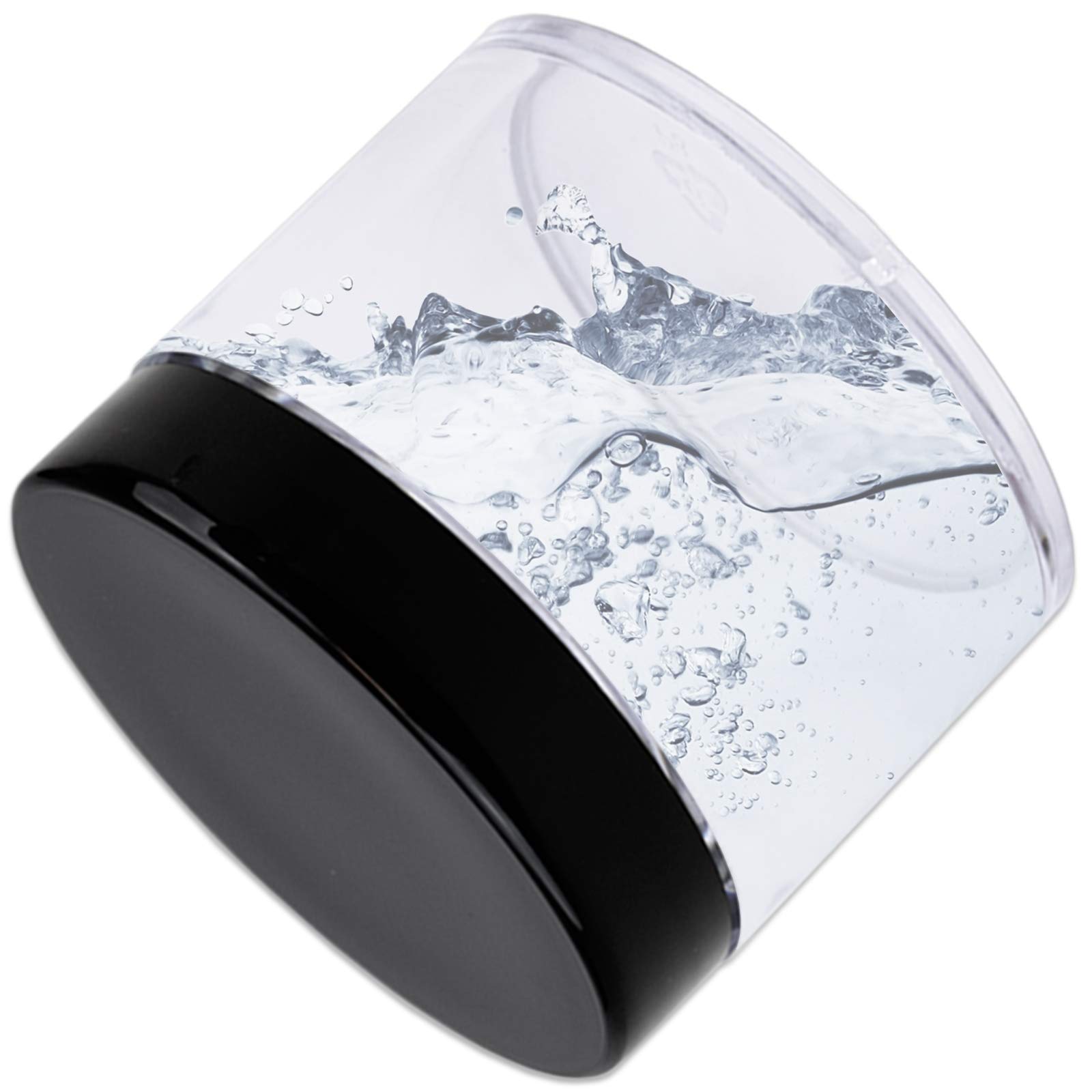 Beauticom 60 Grams/60 ML (2 Oz) Round Clear Leak Proof Plastic Jars with Black Lids - Travel-Friendly Cosmetic Containers for Makeup, Lotion, Creams, Oils & Salves - Perfect for Home, Salon & DIY Projects (Pack of 384)