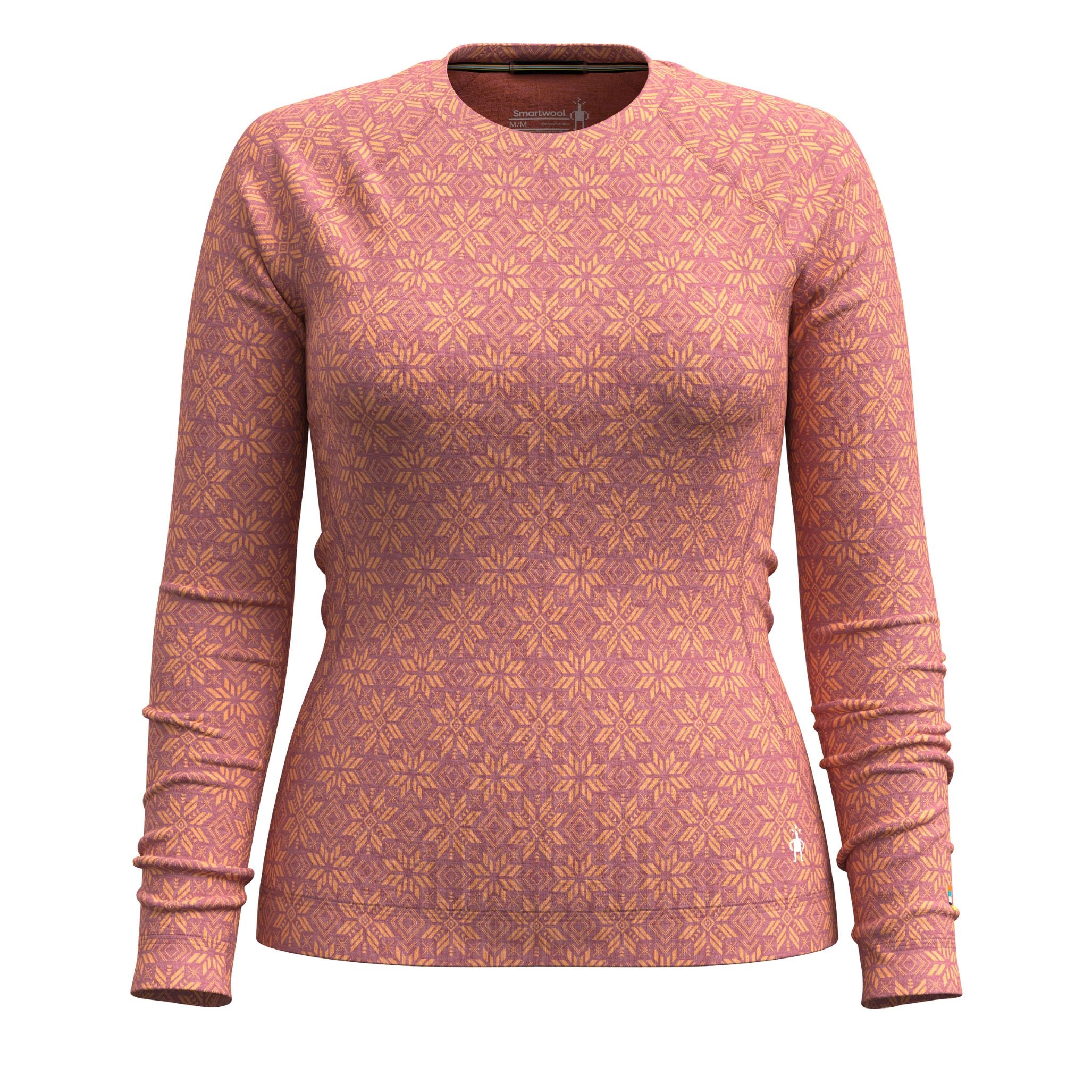 Premium Women's Merino Wool Thermal Base Layer - Classic Crew Neck for Cold Weather Hiking, Skiing & Winter Outdoor Activities