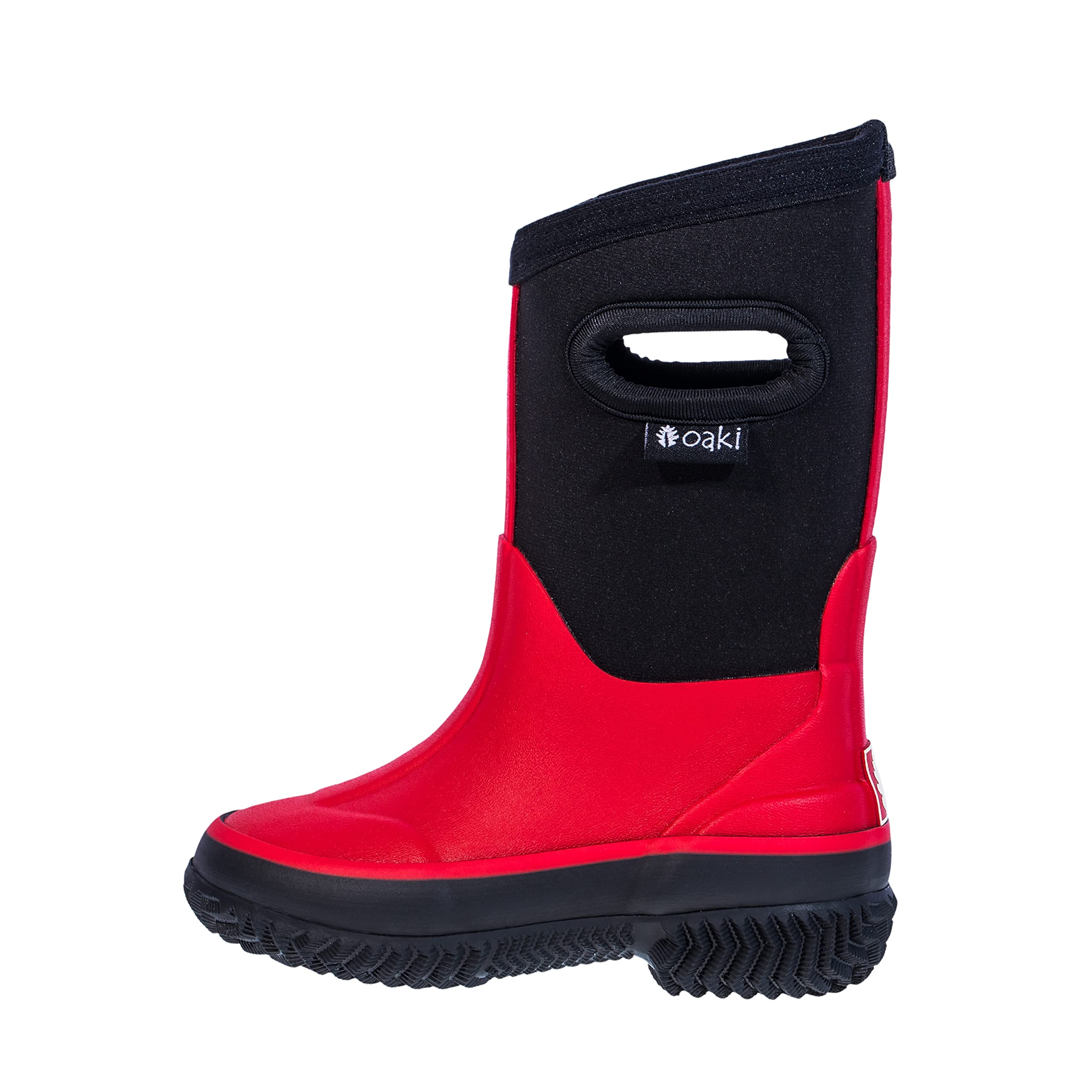OAKI Kids Neoprene Rain Boots - Waterproof Snow Boots for Boys & Girls - Warm Muck Boots for Outdoor Play, Hiking & Puddle Jumping