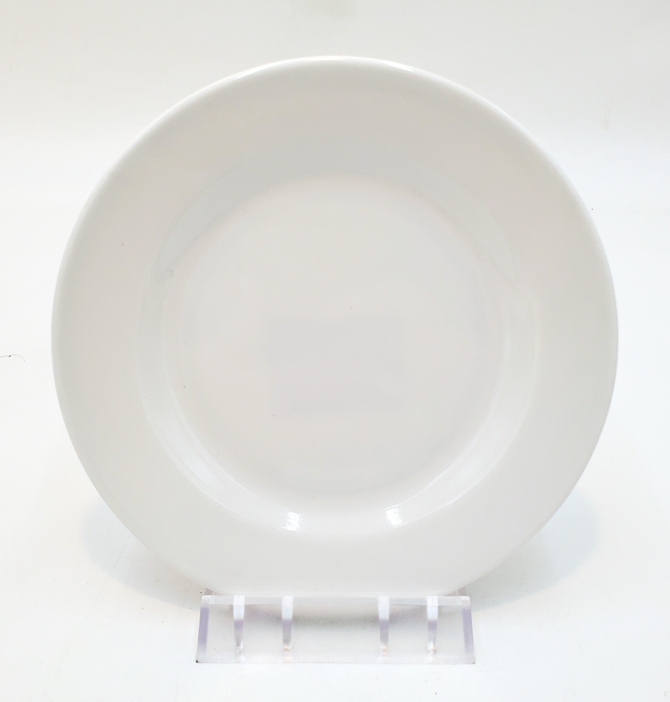 6-Pack White Melamine Dessert Plates - Durable & Lightweight for Parties, Picnics, and Outdoor Dining