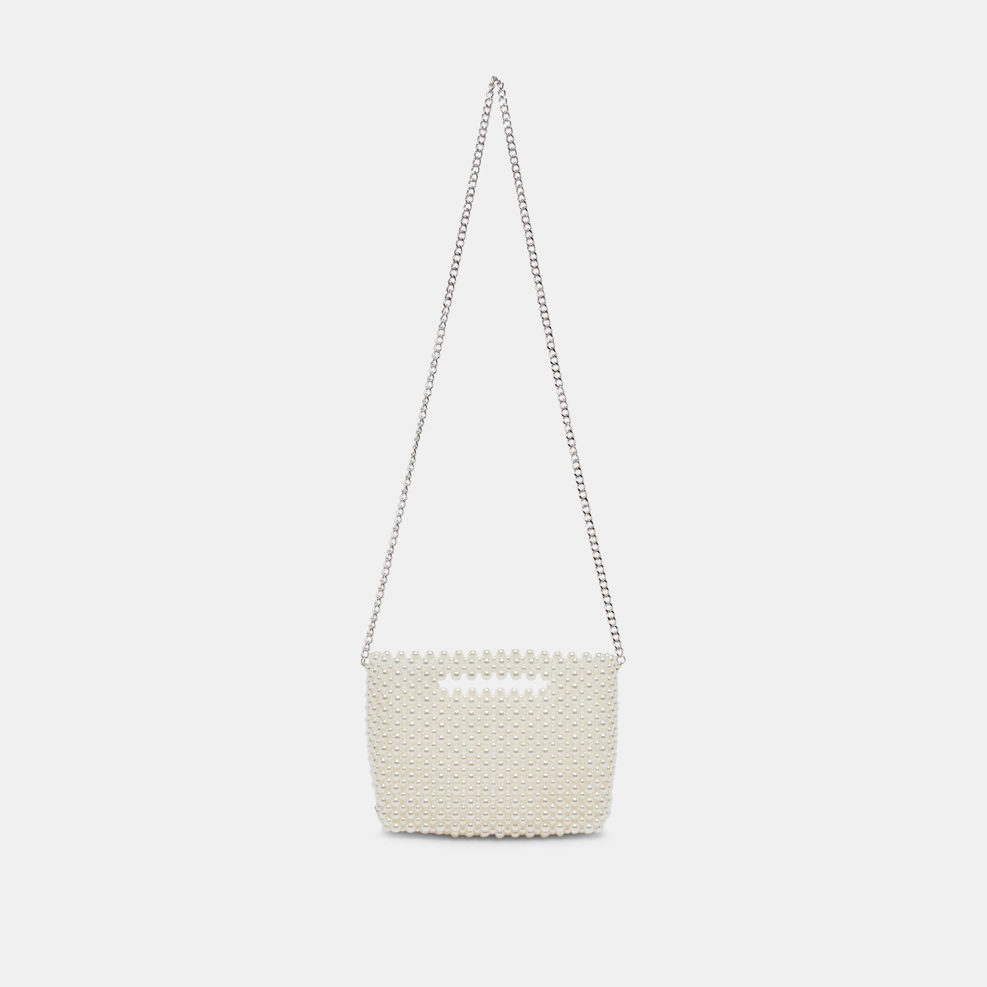 Dolce Vita Linzy Pearl Handbag - Stylish Women's Shoulder Bag for Evening Parties, Weddings & Special Occasions