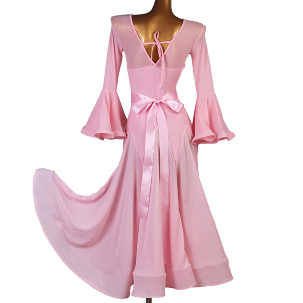 Elegant Ballroom Dance Dresses for Women - Waltz, Salsa, Flamenco & Foxtrot Performance Costumes - Perfect for Competitions, Performances & Social Dancing
