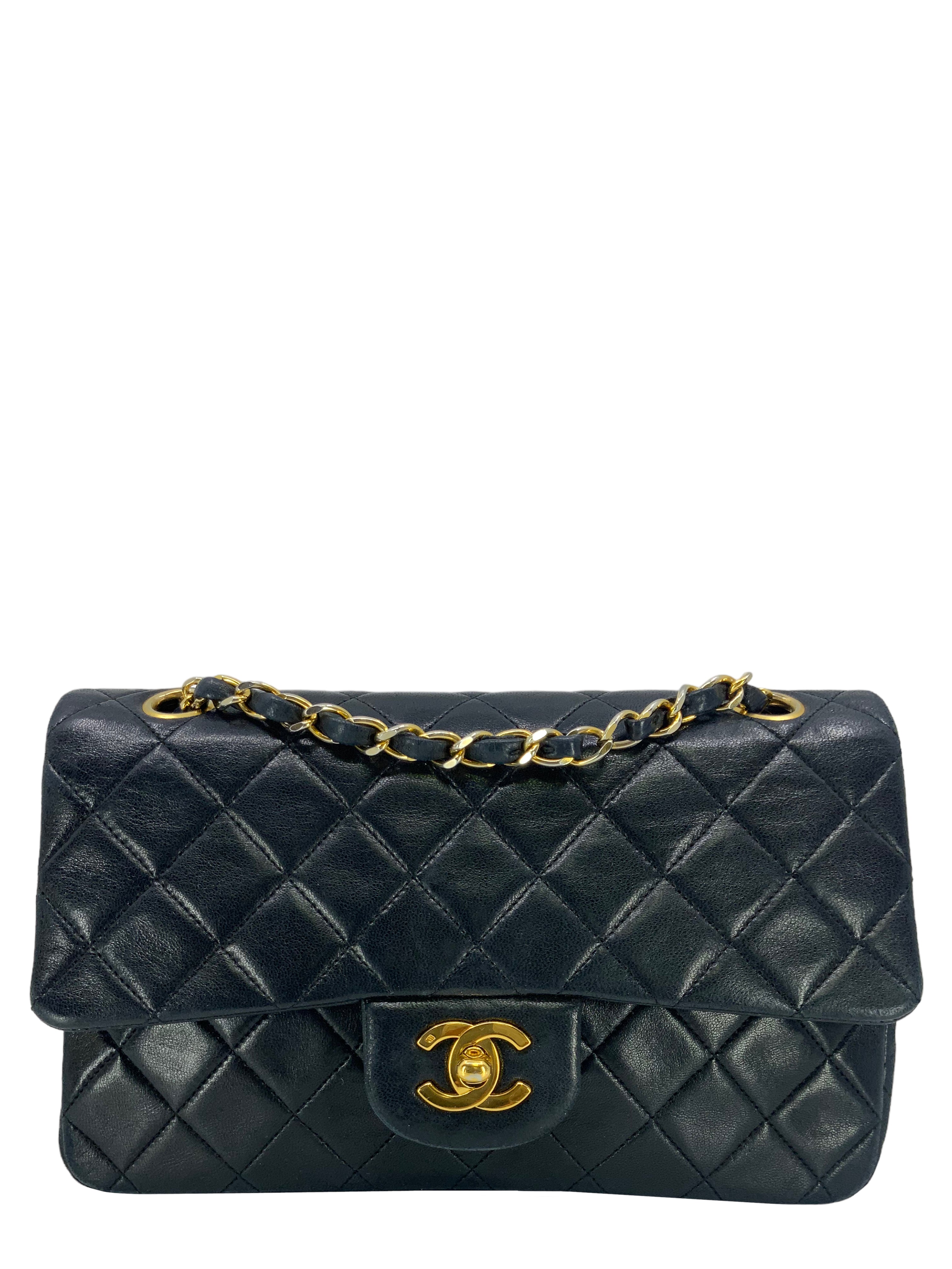 Chanel Quilted Lambskin Small Classic Double Flap Bag - Luxury Designer Handbag for Women | Perfect for Evening Events, Parties & Special Occasions