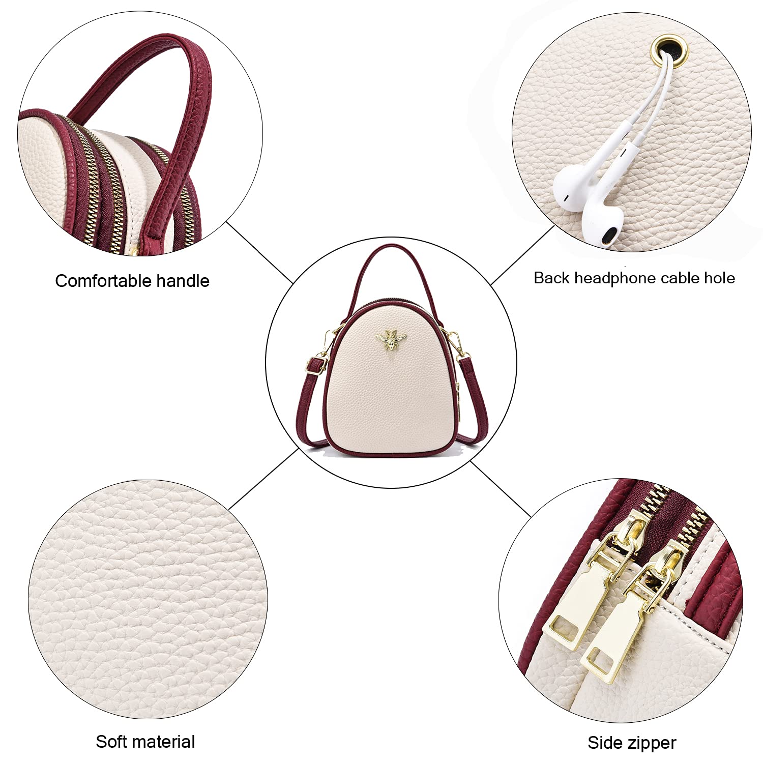 Lightweight Crossbody Bag for Women - Stylish Phone Purse for Daily Use