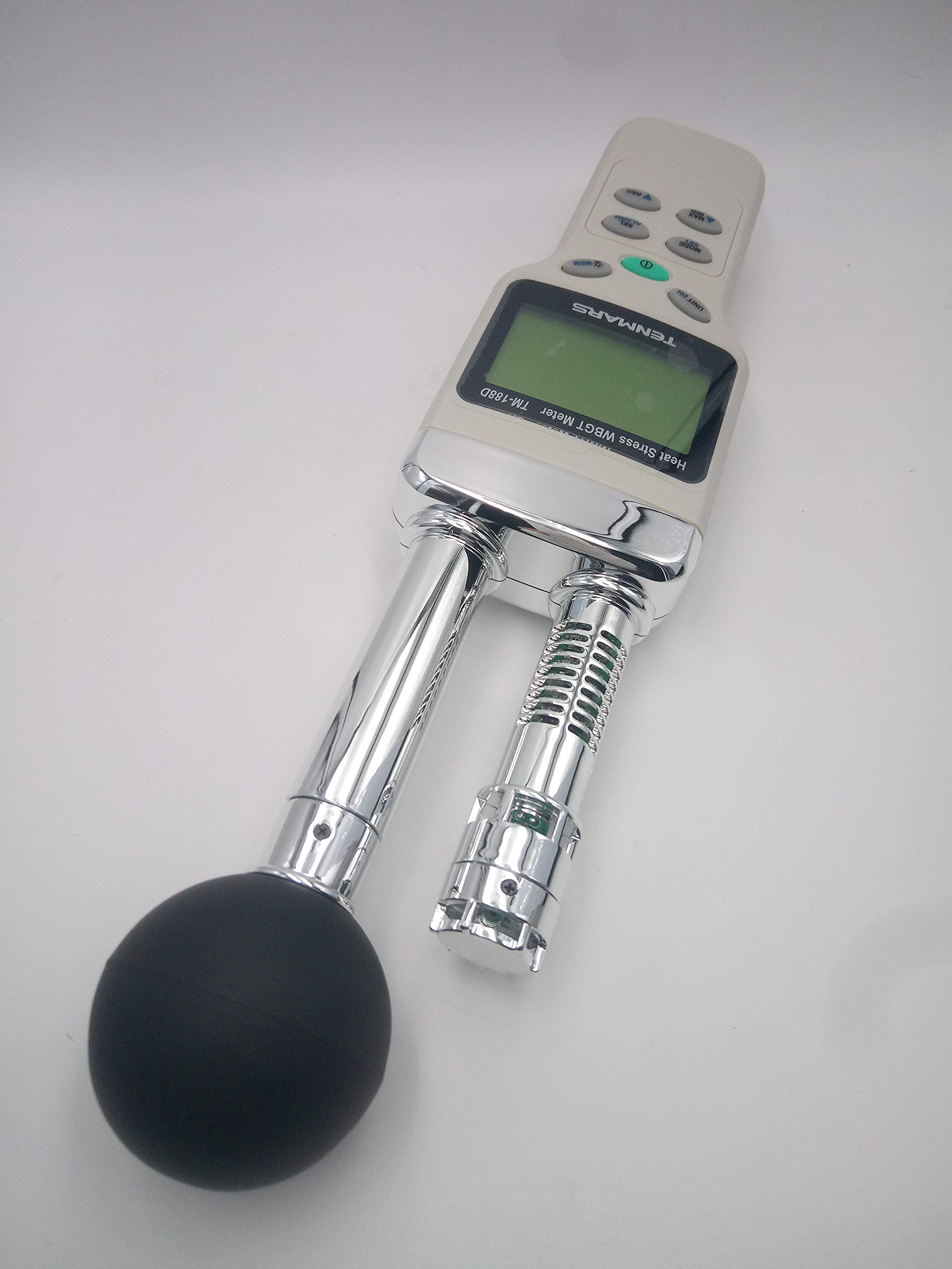Heat Stress WBGT Meter - Monitor Air Temperature, Humidity, Dew Point & Wet Bulb Temp - 12,000 Data Logging Records with USB PC Interface - Ideal for Workplace Safety & Industrial Heat Stress Monitoring