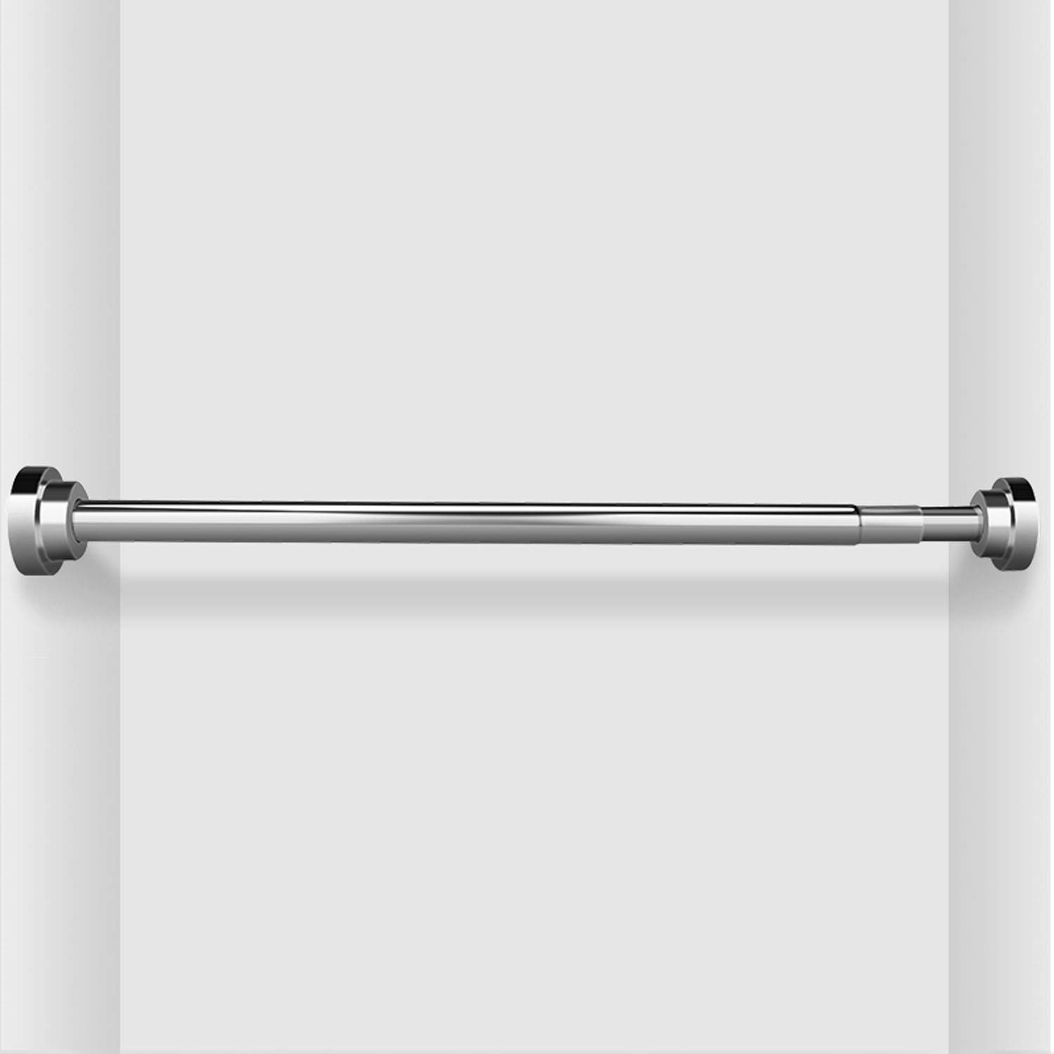 No Drill Stainless Steel Telescopic Towel Bar - Adjustable Bathroom Towel Holder for Shower, Kitchen & Spa - Rustproof & Easy Installation