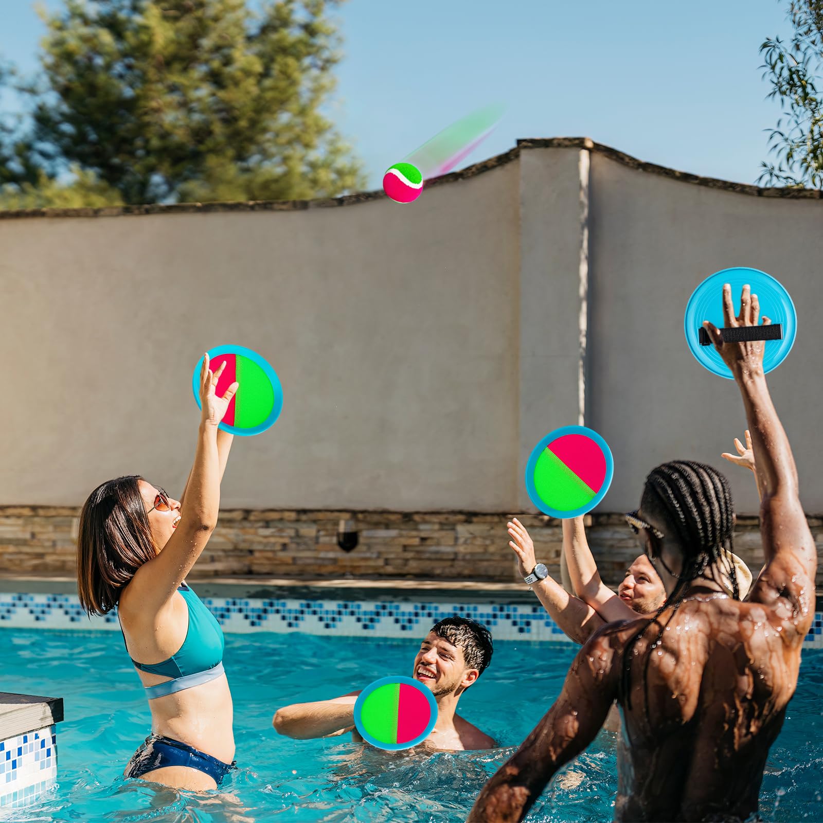 **Best Kids Toss and Catch Game Set - Outdoor Beach & Pool Toys for Ages 4-8 - Fun Easter Basket Stuffers & Family Yard Games for Kids & Adults - Perfect for Backyard, Picnic, and Beach Play**