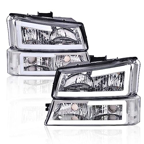 Clear Lens Chrome Housing Clear Reflector