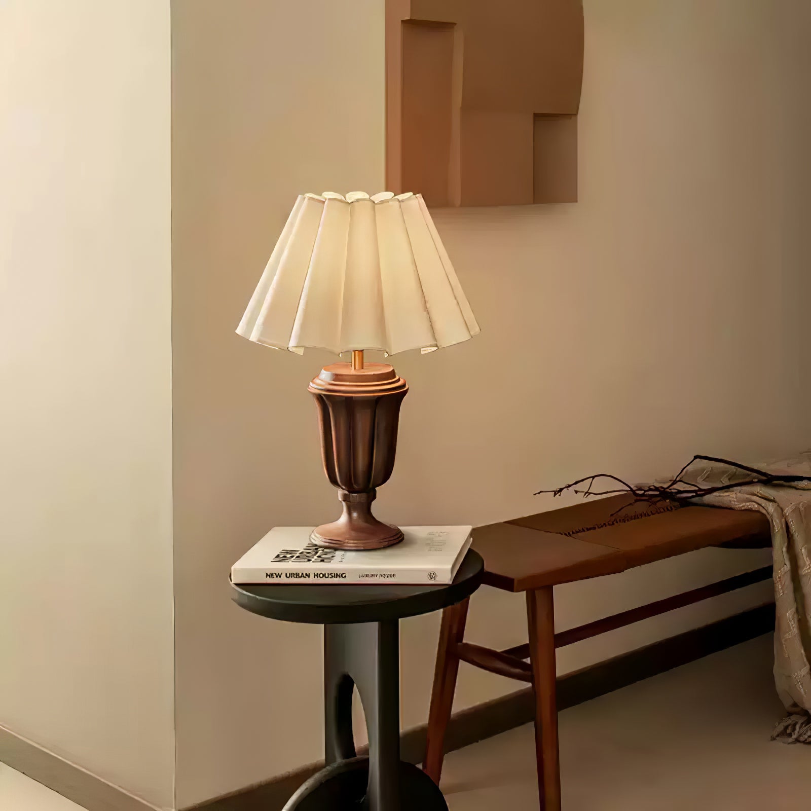 Florence Tulip Table Lamp - Elegant Home Decor Lighting for Bedroom, Living Room & Office - Soft White LED Light with Touch Control Dimmer