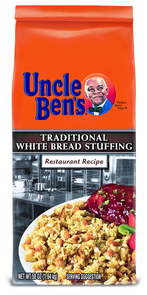 UNCLE BEN'S Traditional White Bread Stuffing Mix, 58 oz - Perfect for Thanksgiving, Holiday Dinners & Family Gatherings