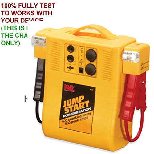 Universal Wall Charger AC Adapter for 6172 Michigan Industrial Tools 400A 900 Peak Power Station Car Battery Jump Starter - Fast Charging Power Supply | Perfect for Home, Garage & Emergency Vehicle Jump Starts