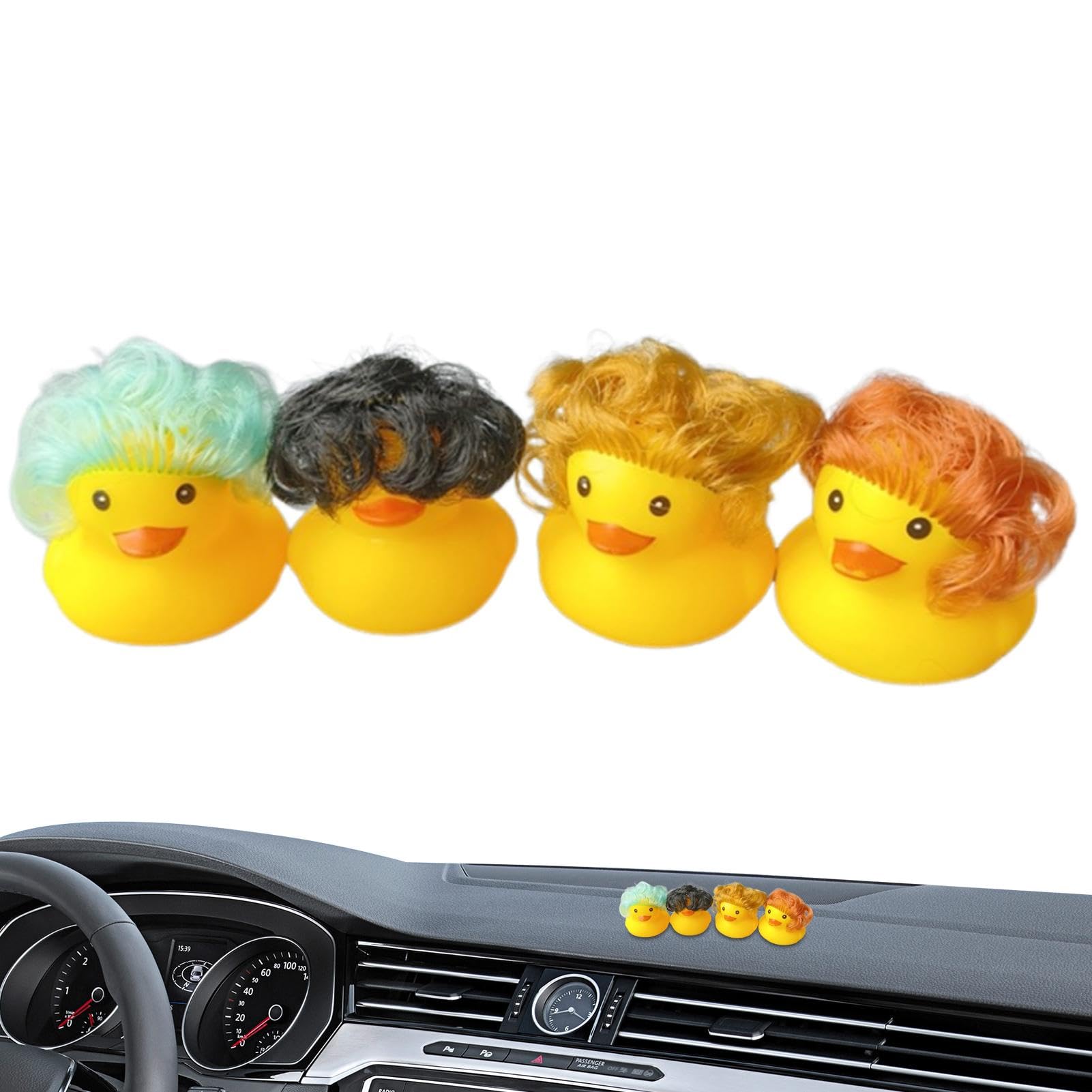 Cute Rubber Duck Bathtub Toys - Squeaky Floating Bath Ducks for Kids & Toddlers - Fun Bath Time Party Favors for Baby Showers & Pool Parties - Perfect for Bathtime Play, Sensory Development & Water Play Activities